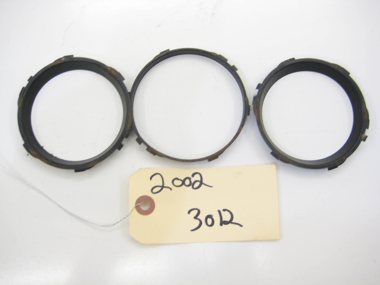 Cluster Glass Clamping Rings (THREE)