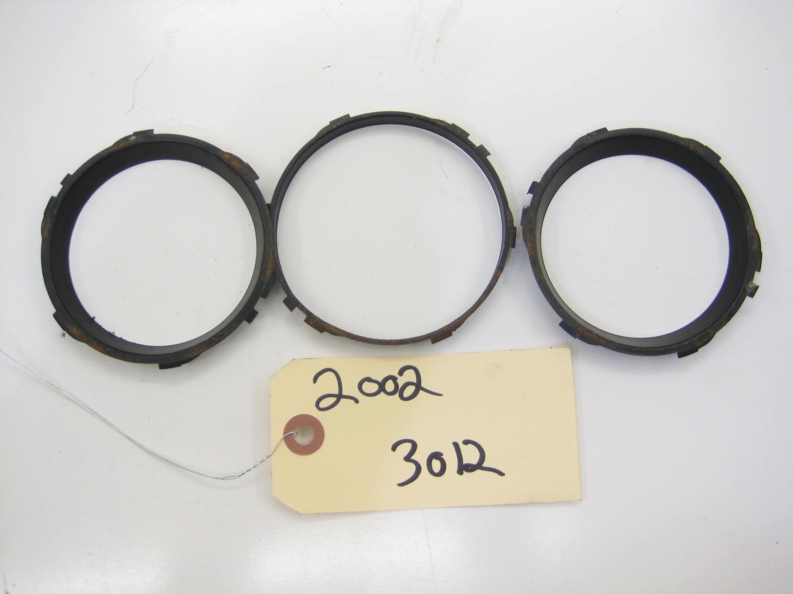 Cluster Glass Clamping Rings (THREE)