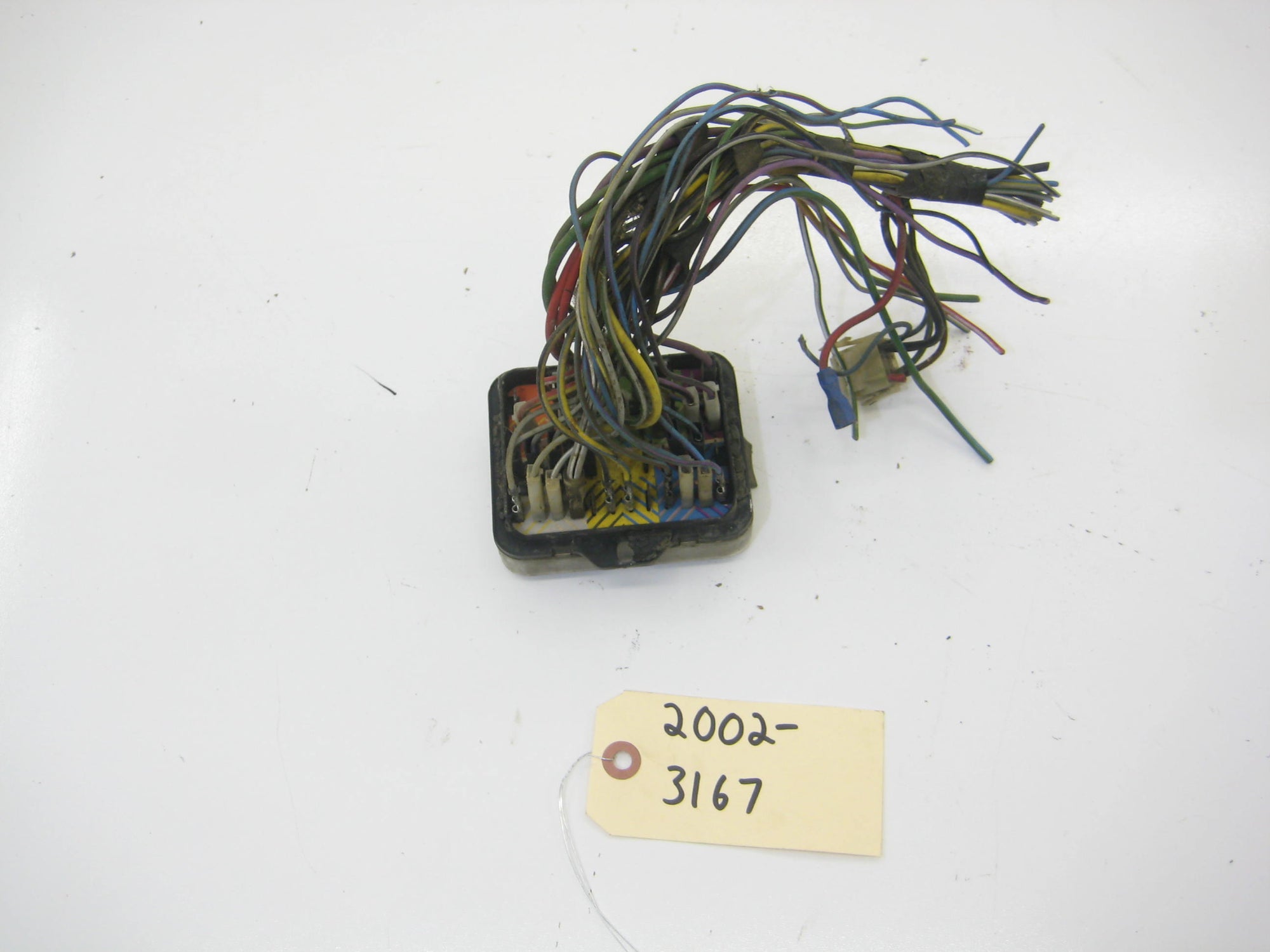 12 Fuse Box With Cover And Cut Wires