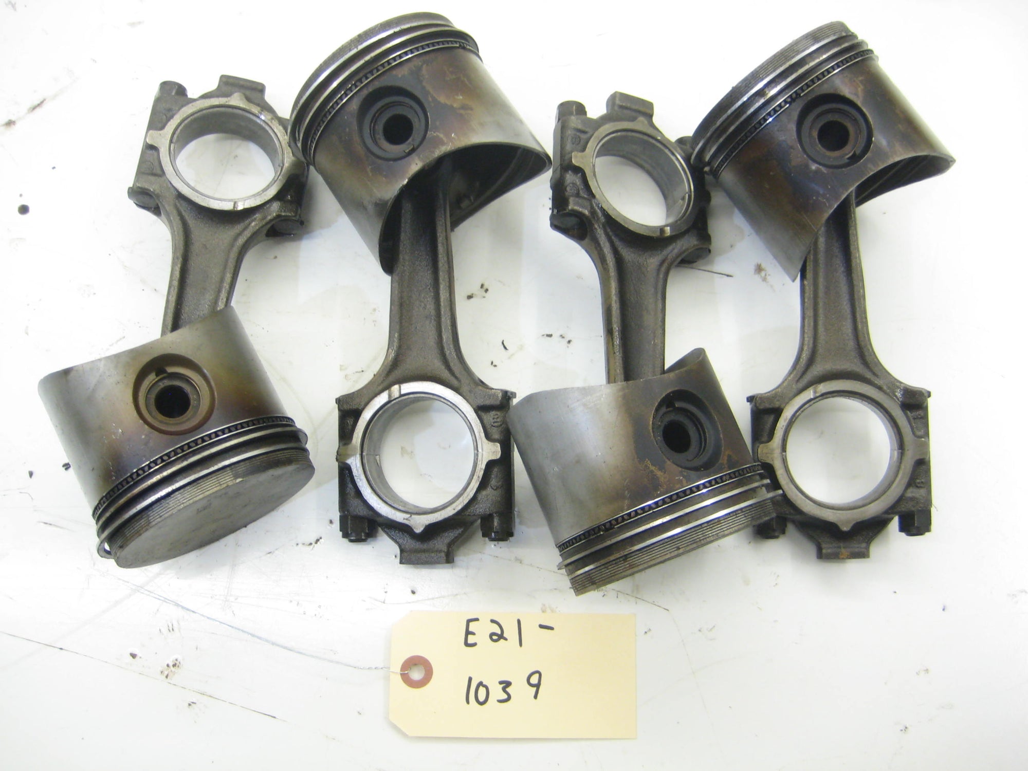 M10 Flat Top 89mm Pistons And Rods