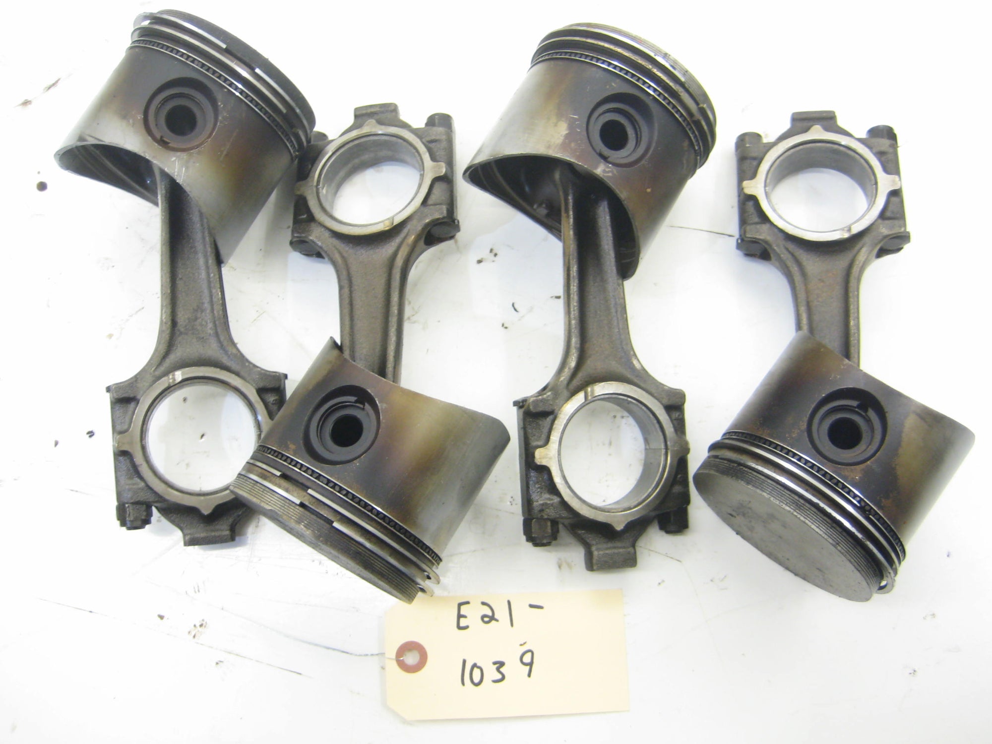 M10 Flat Top 89mm Pistons And Rods