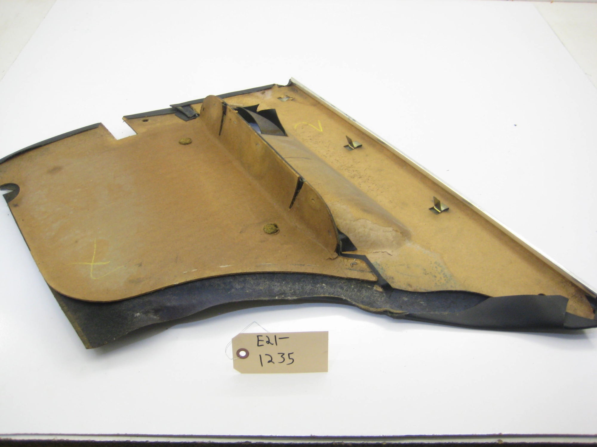 Left Drivers Side Rear Door Card Panel Black