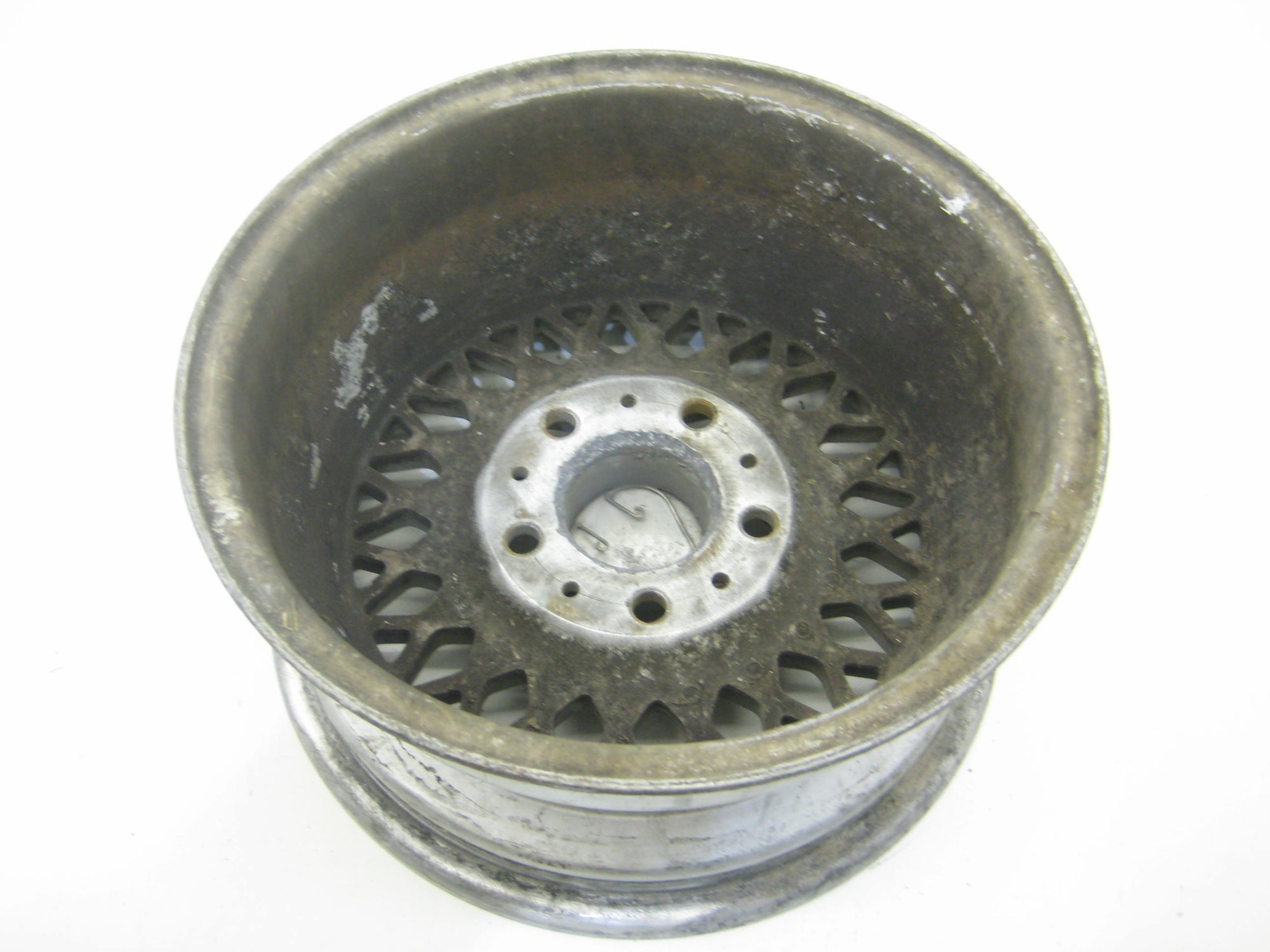 14x6.5 ET22 5x120 Mesh Basket Weave Wheel