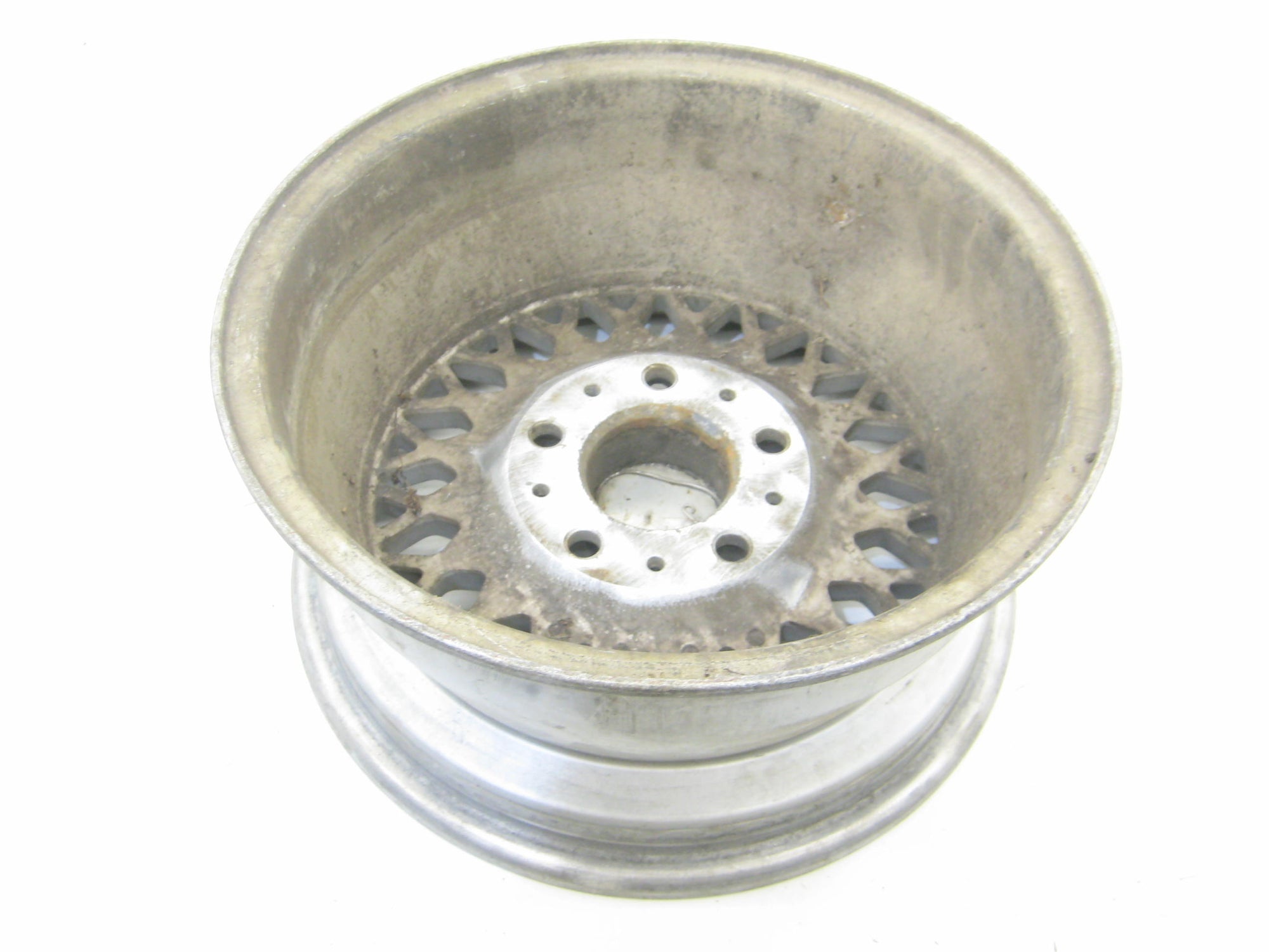 14x6.5 ET22 5x120 Mesh Basket Weave Wheel