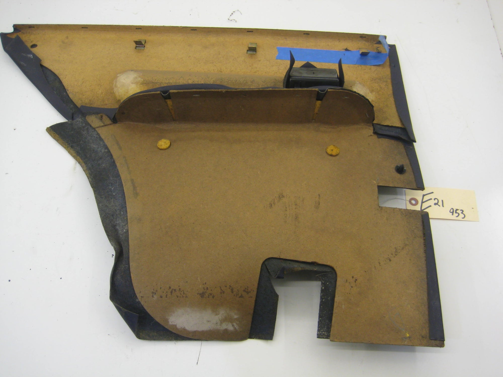 Right Passenger Rear Blue Door Card Panel