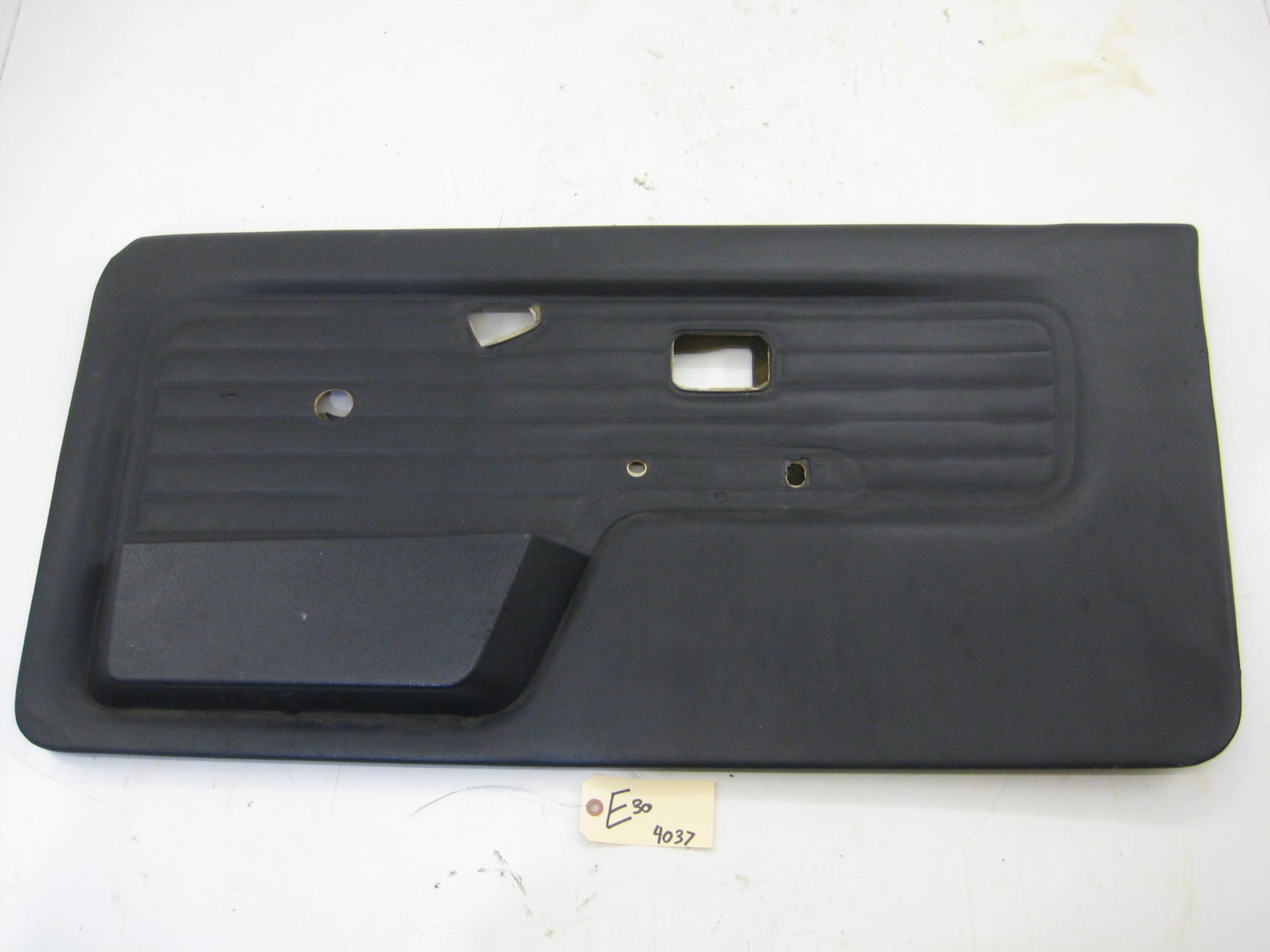 Right Passenger Side Coupe Black Door Panel