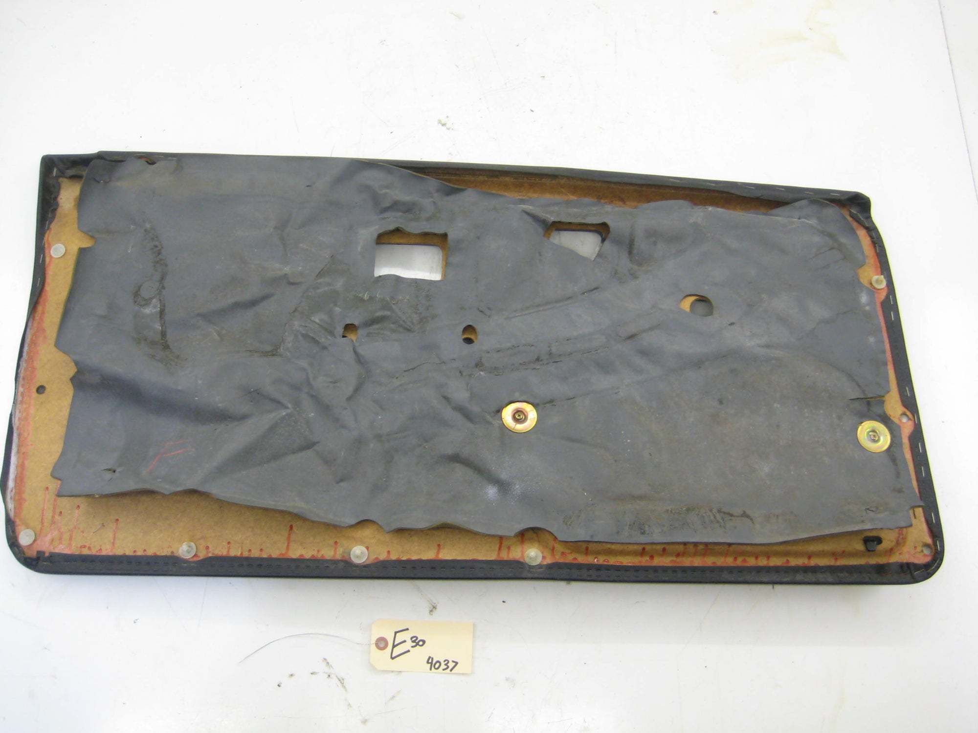 Right Passenger Side Coupe Black Door Panel