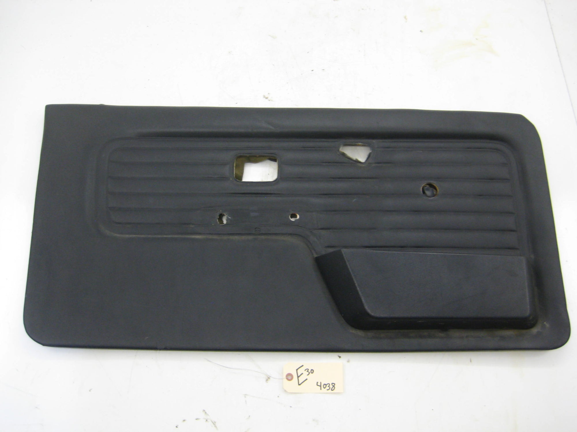 Left Drivers Side Coupe Black Door Panel