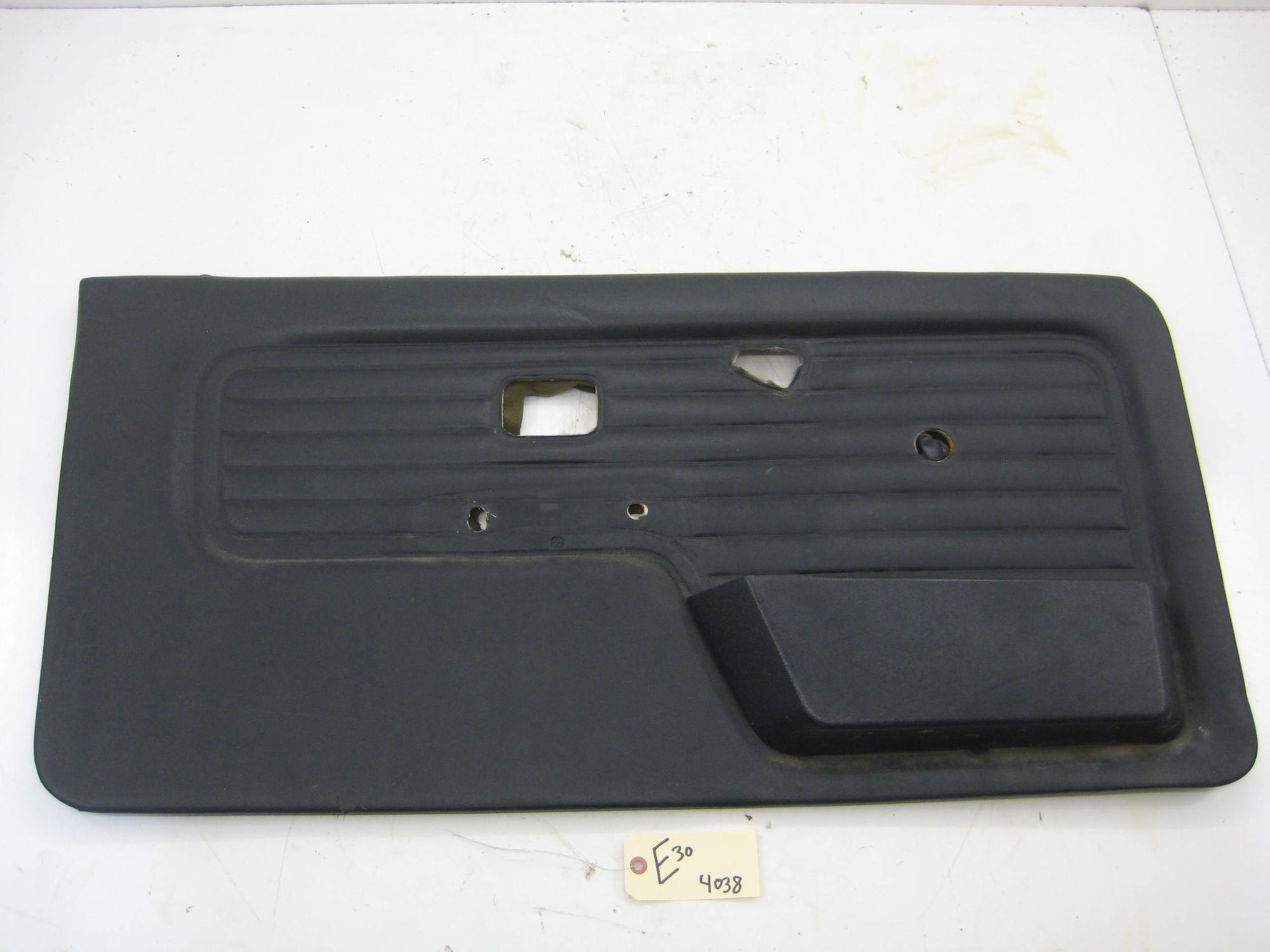 Left Drivers Side Coupe Black Door Panel