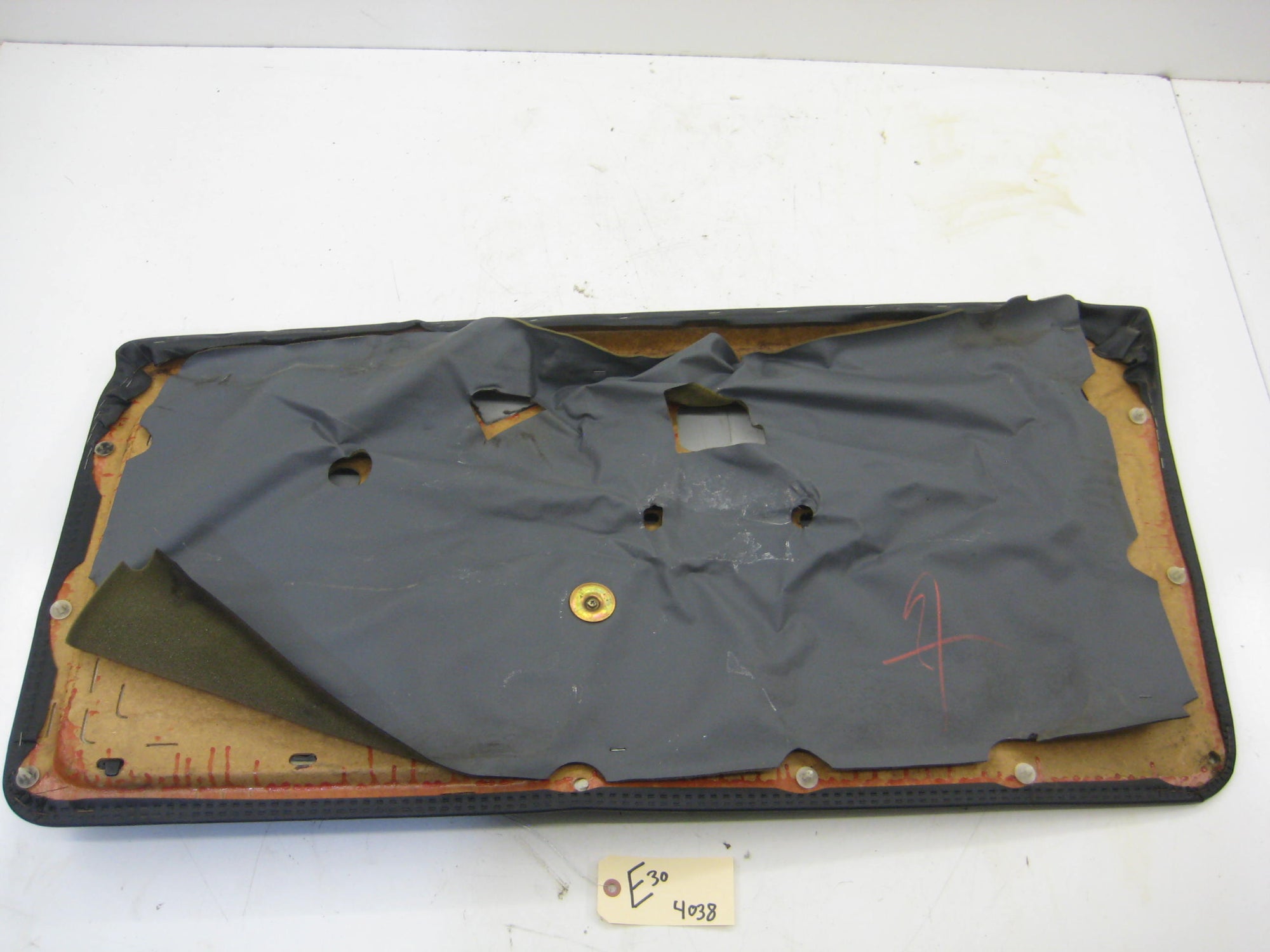 Left Drivers Side Coupe Black Door Panel