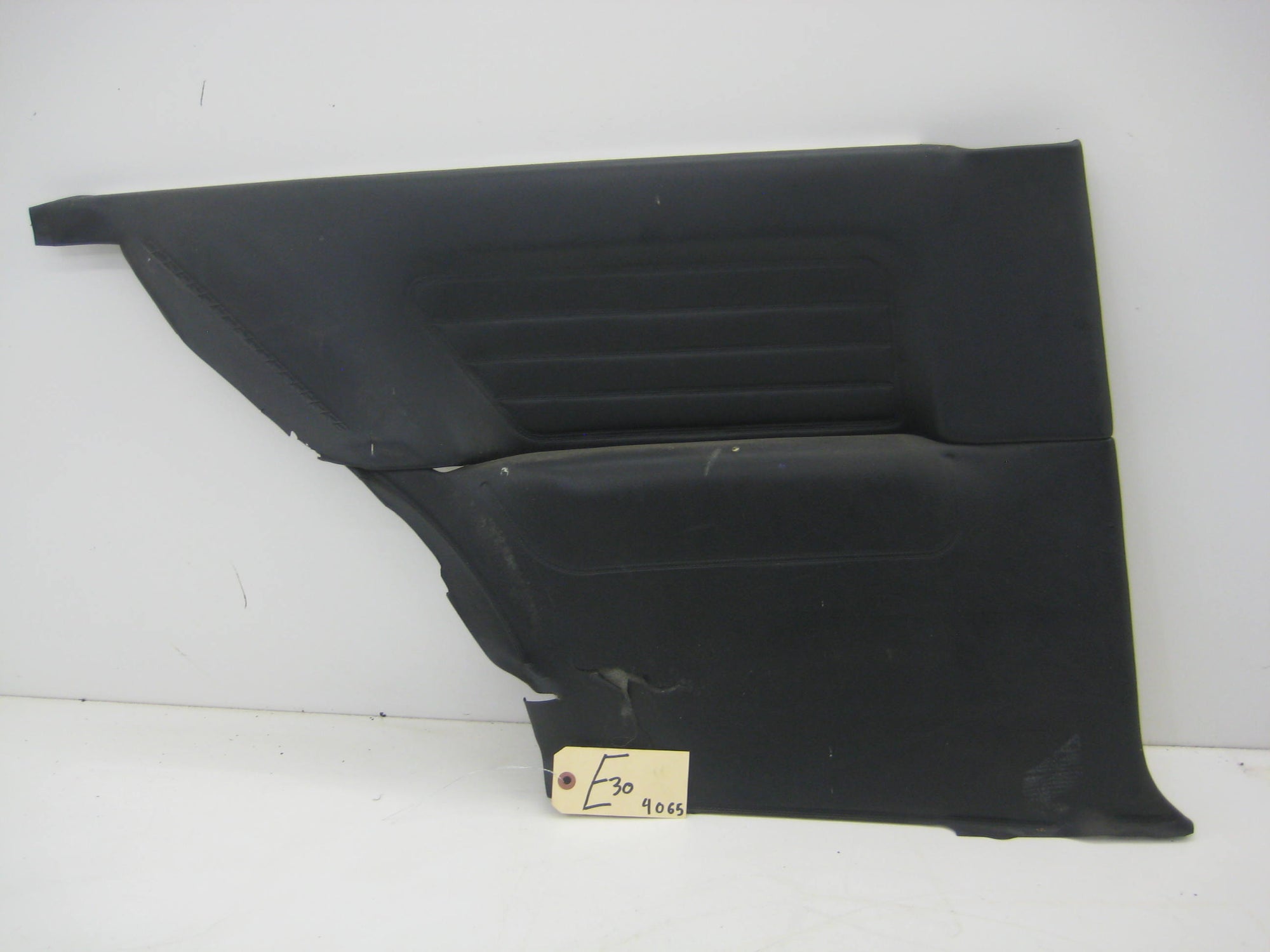 Left Drivers Coupe Rear Black Door Card Panel