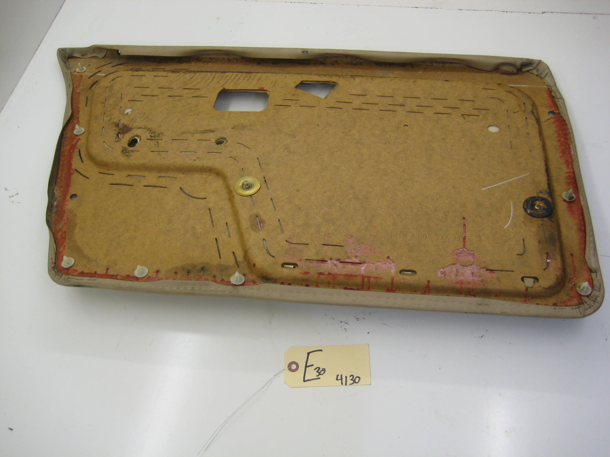 Left Drivers Sedan Tan Rear Door Card