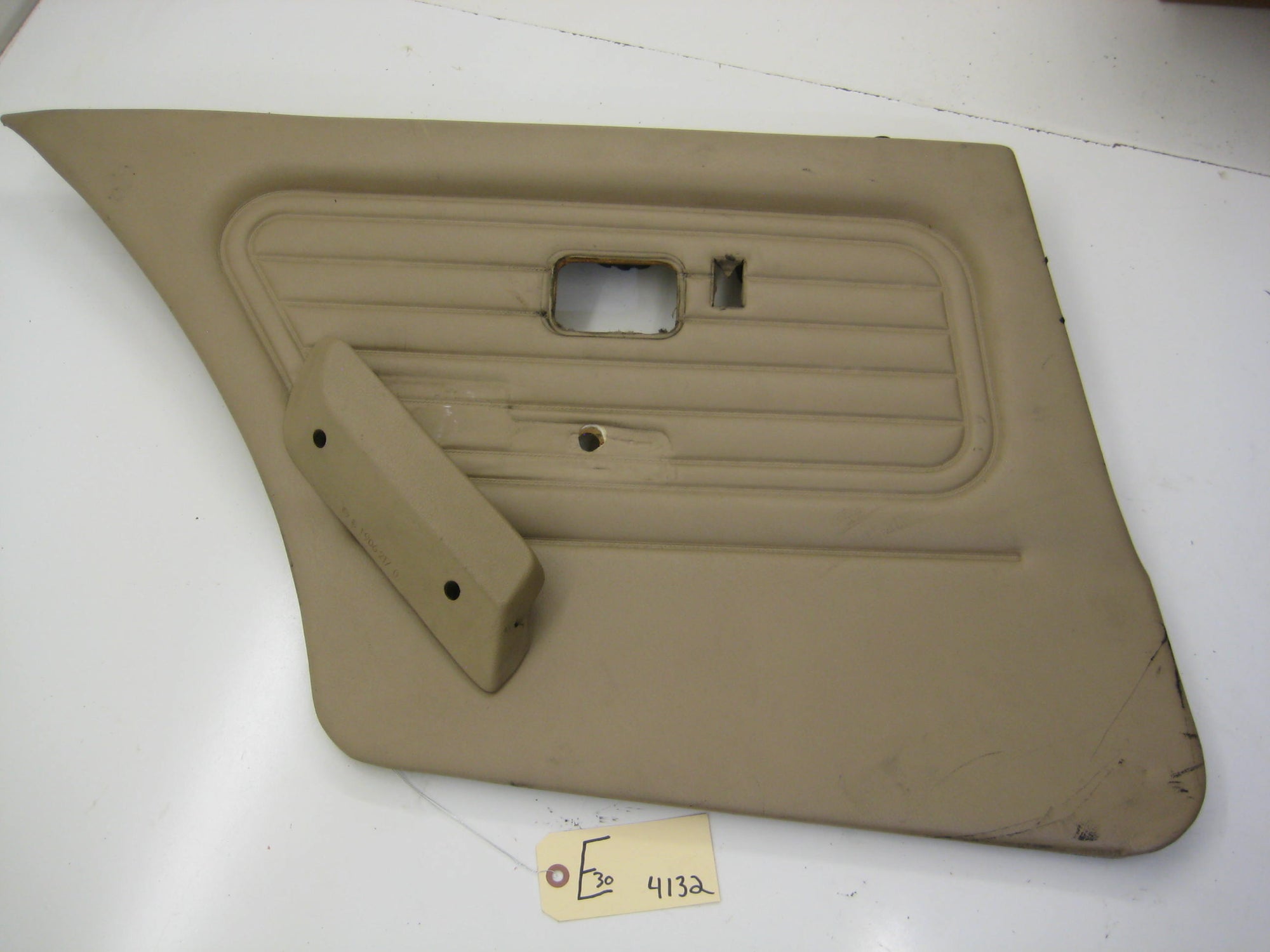 Left Drivers Sedan Tan Rear Door Card