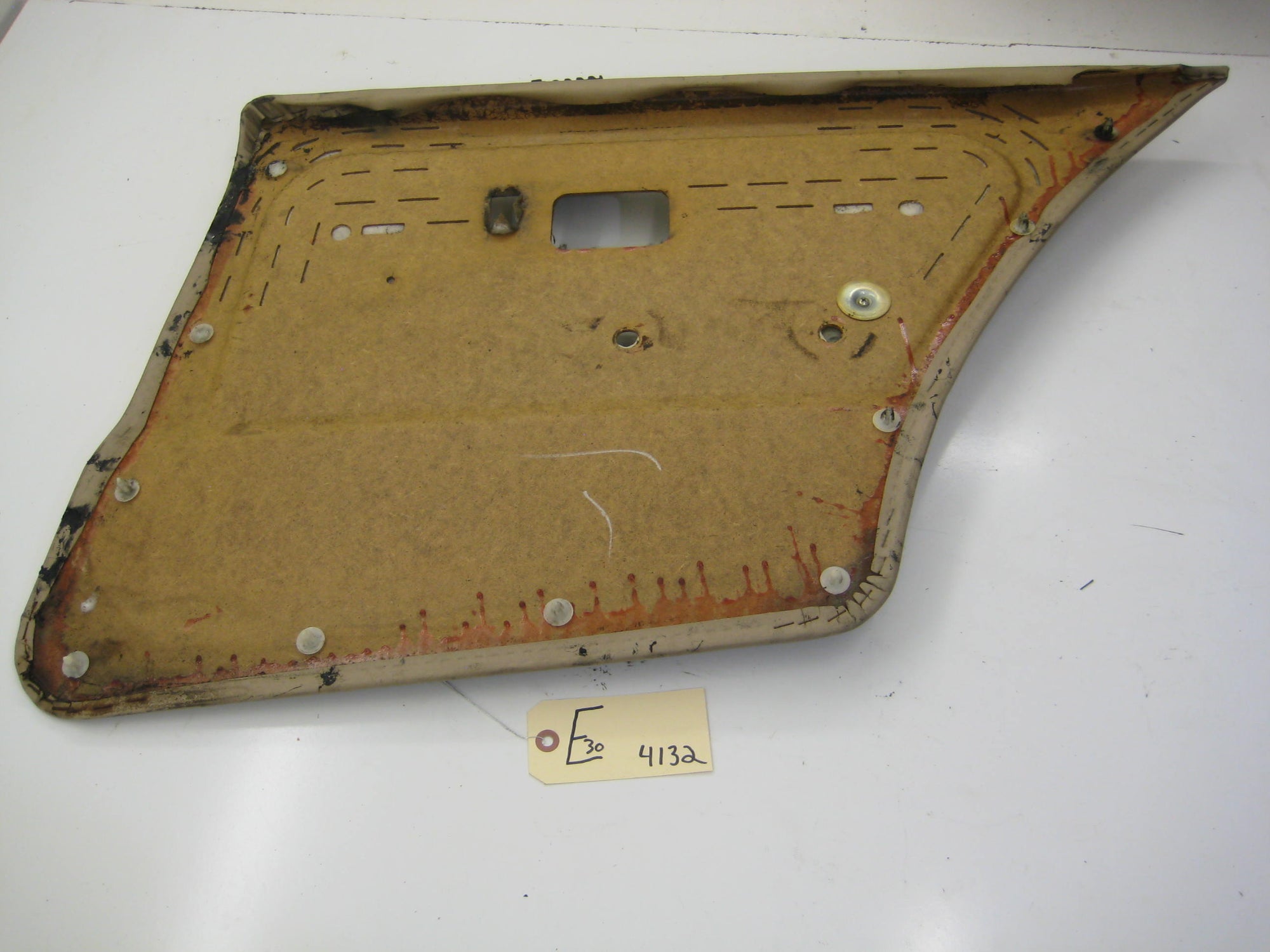 Left Drivers Sedan Tan Rear Door Card