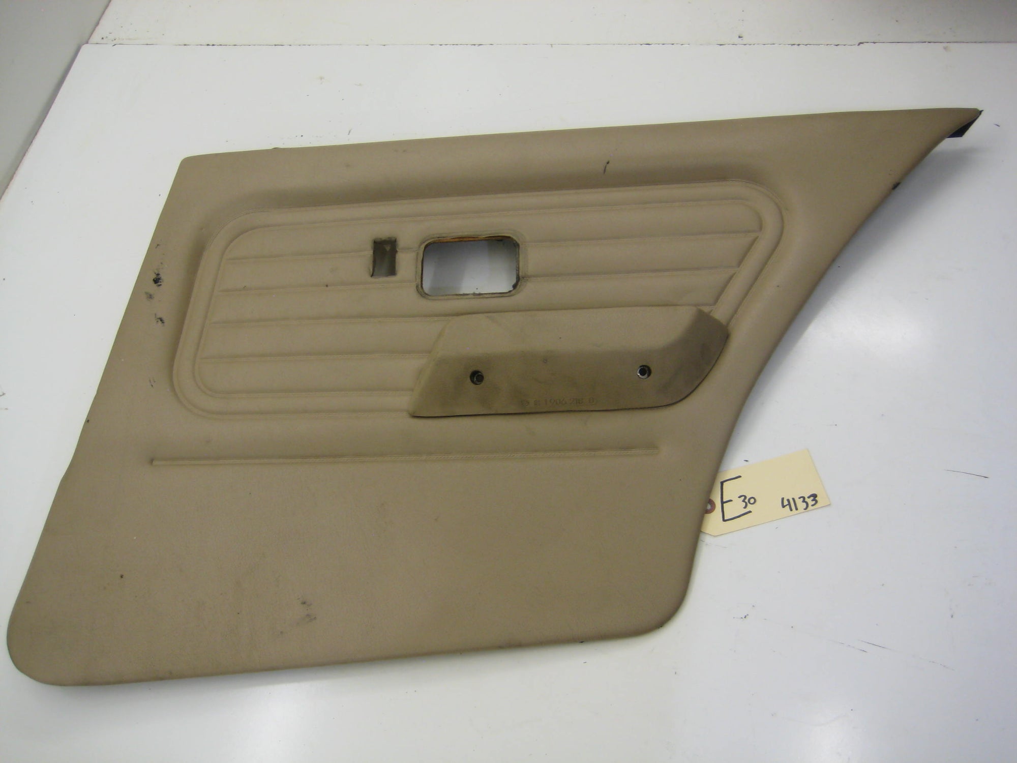 Right Passenger Sedan Tan Rear Door Card