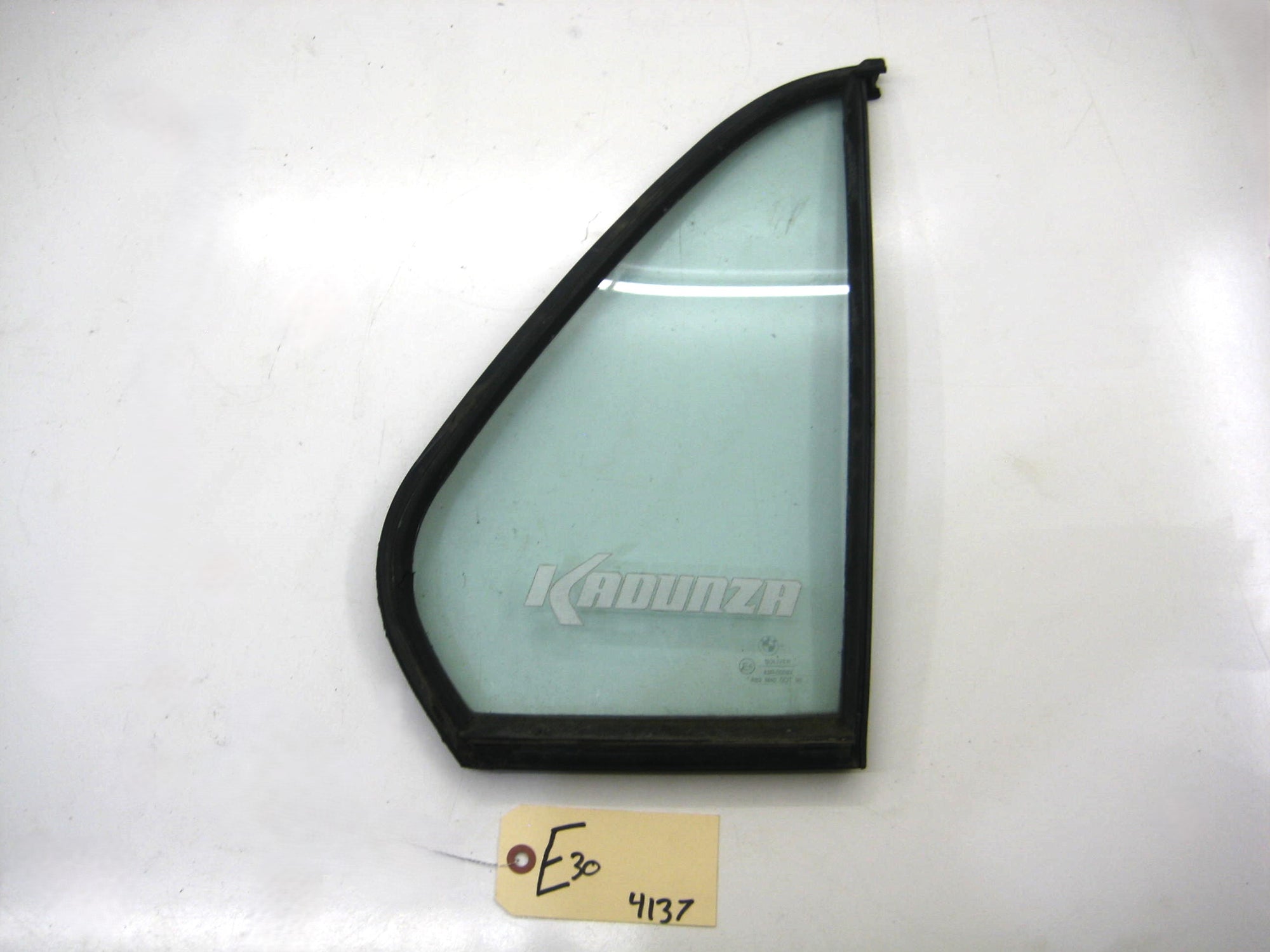 Right Passenger Rear Quarter Window