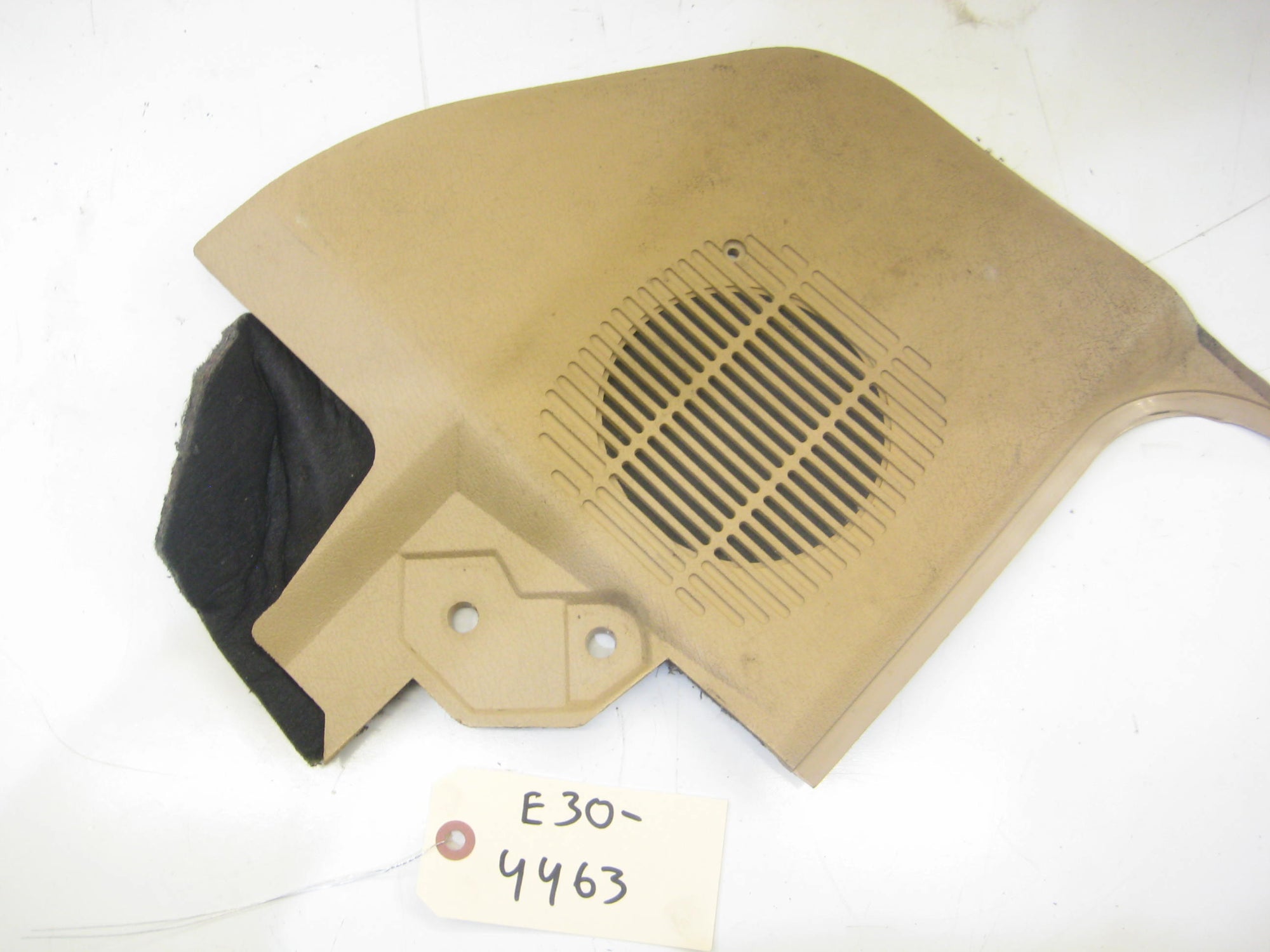 Left Drivers Side Tan Kick Speaker Cover