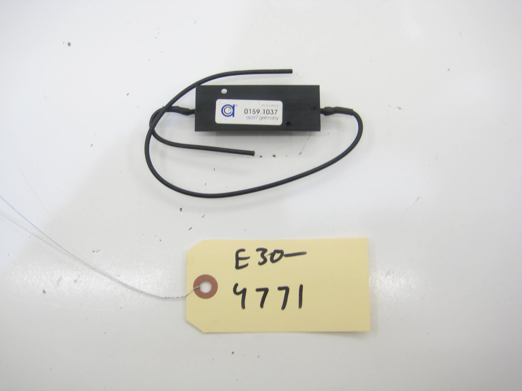 Aux Fan Low Speed Resistor