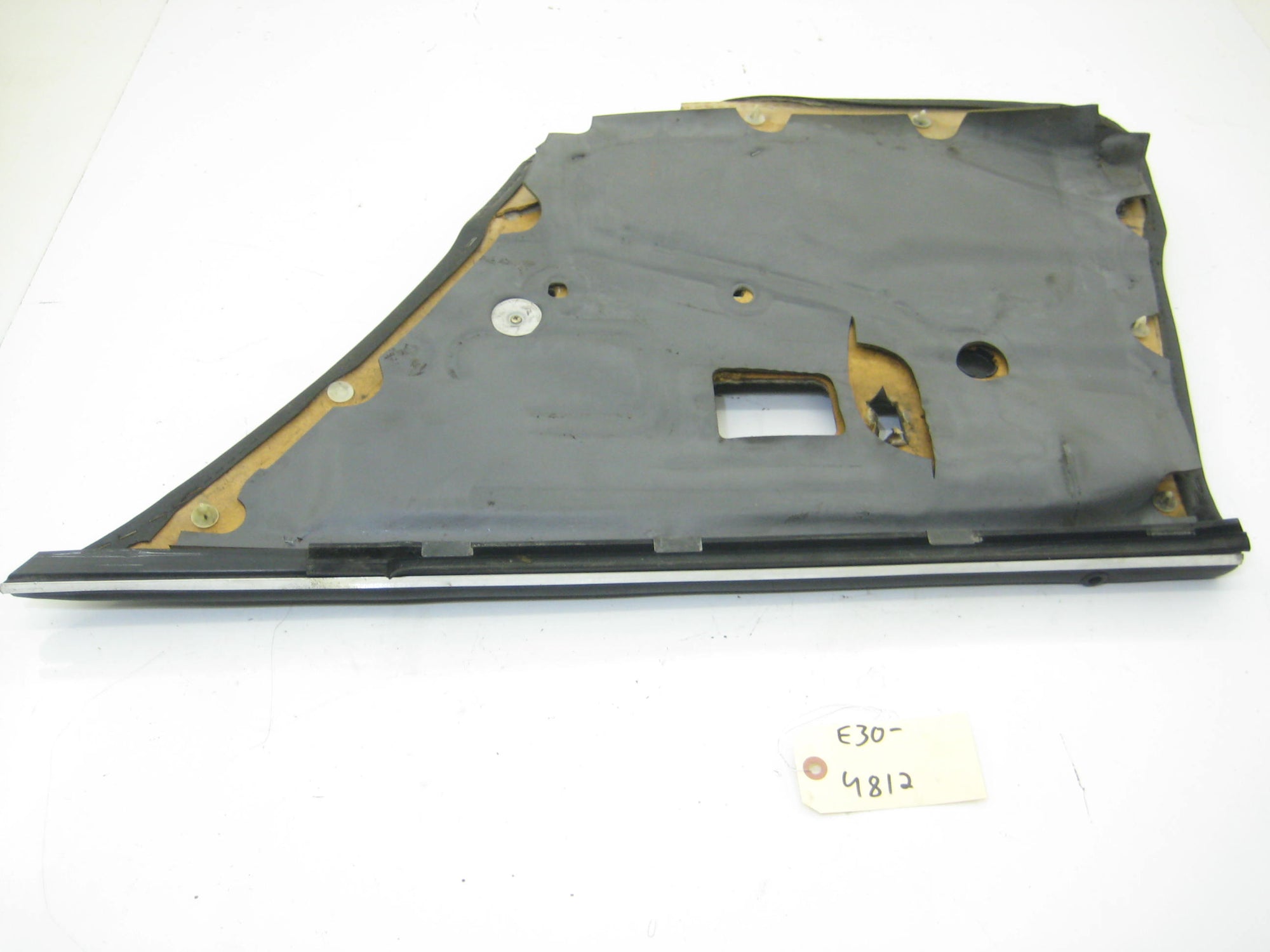Drivers Left Rear Sedan Black Door Card Panel