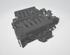 BMW M73B54 Engine Digital Scan Mesh STL