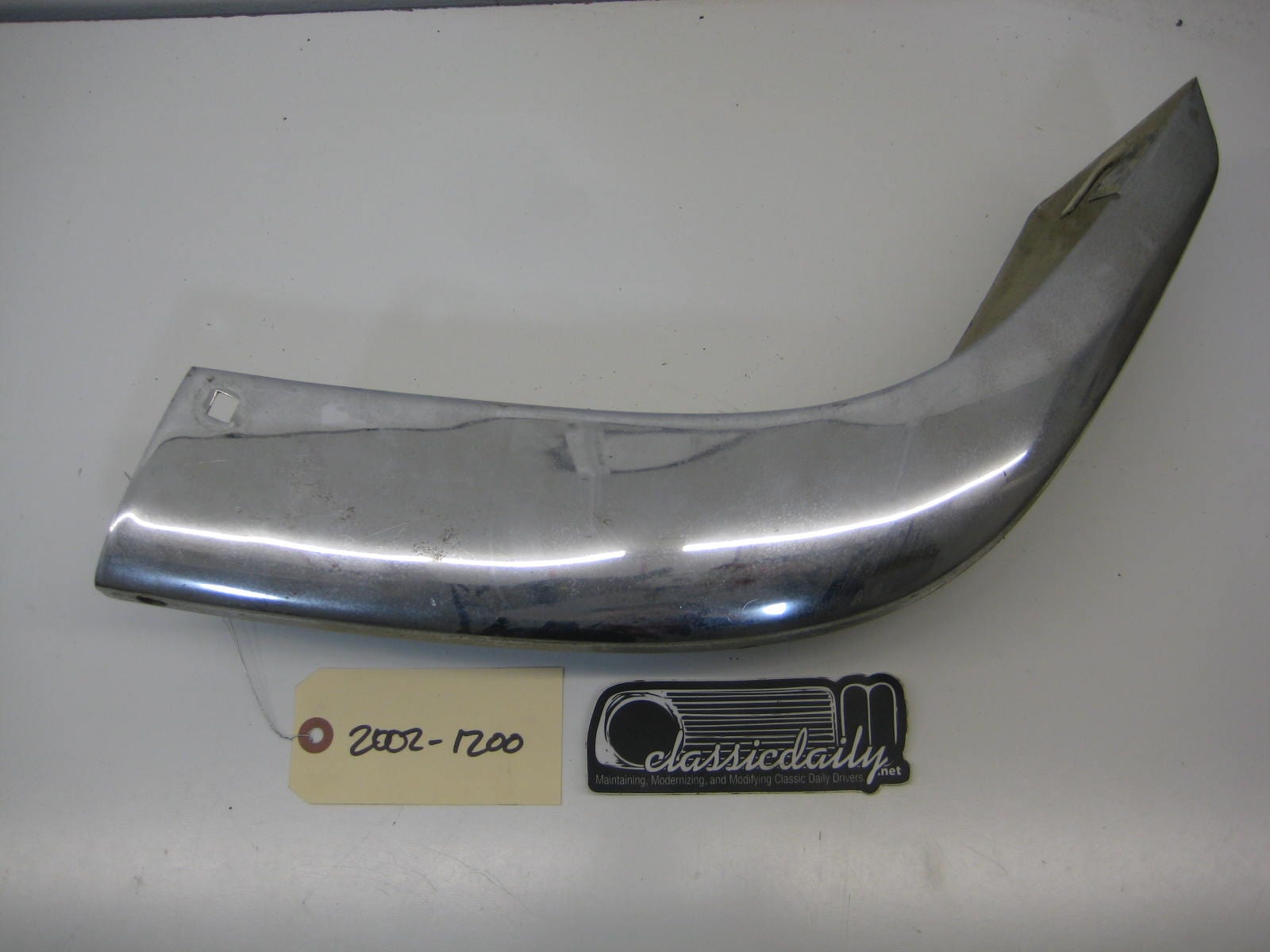 bmw 2002 2002tii e10 front drivers side metal bumper end