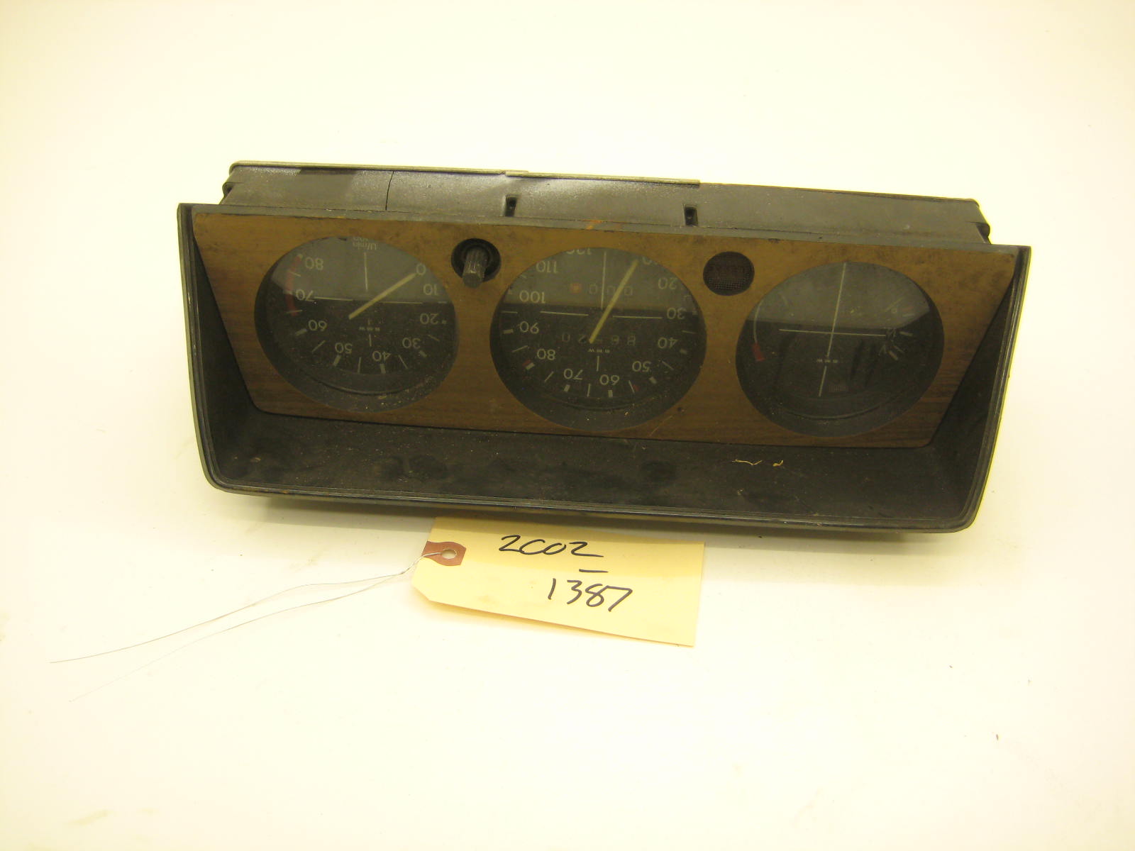 bmw 2002 2002tii e10 wood faced gauge cluster