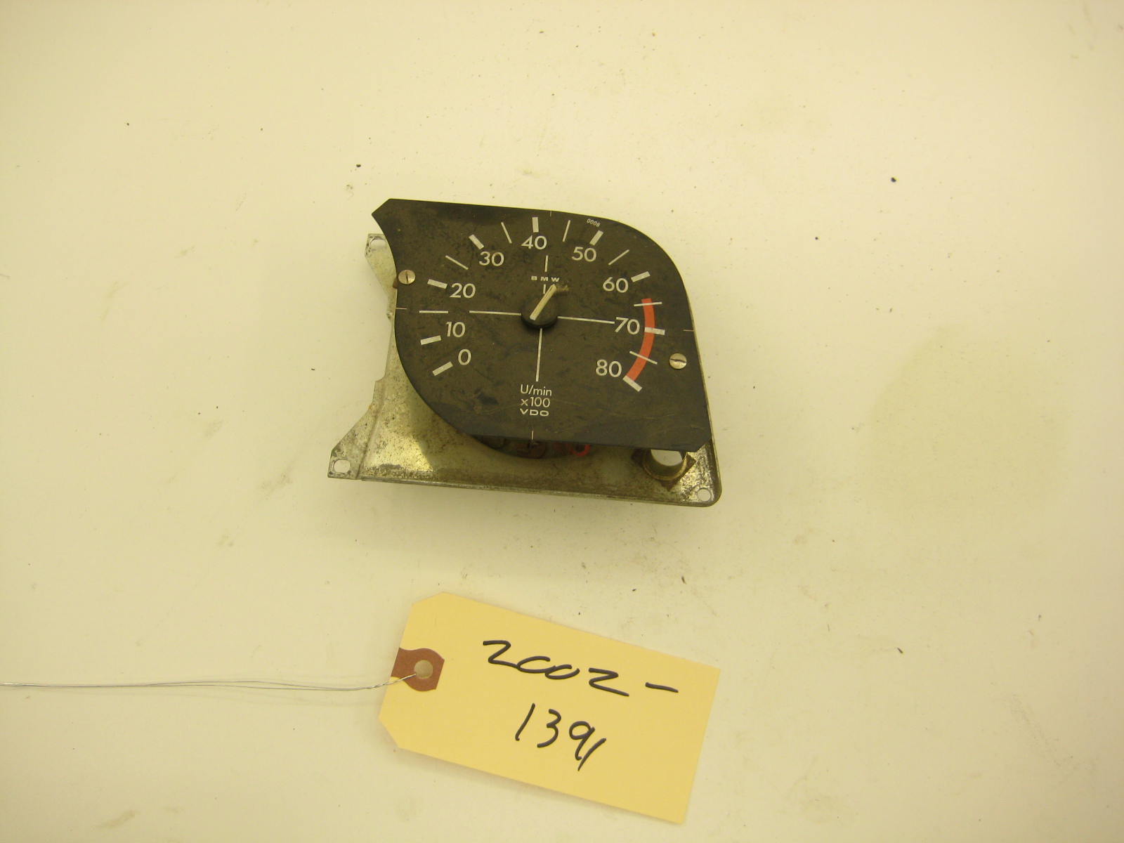 bmw 2002 2002tii e10 8k tach tachometer broken needle