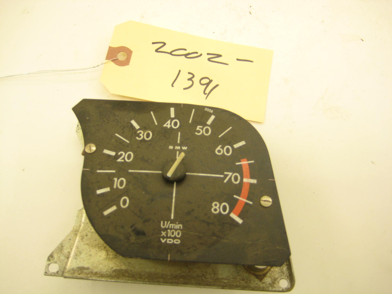 bmw 2002 2002tii e10 8k tach tachometer broken needle