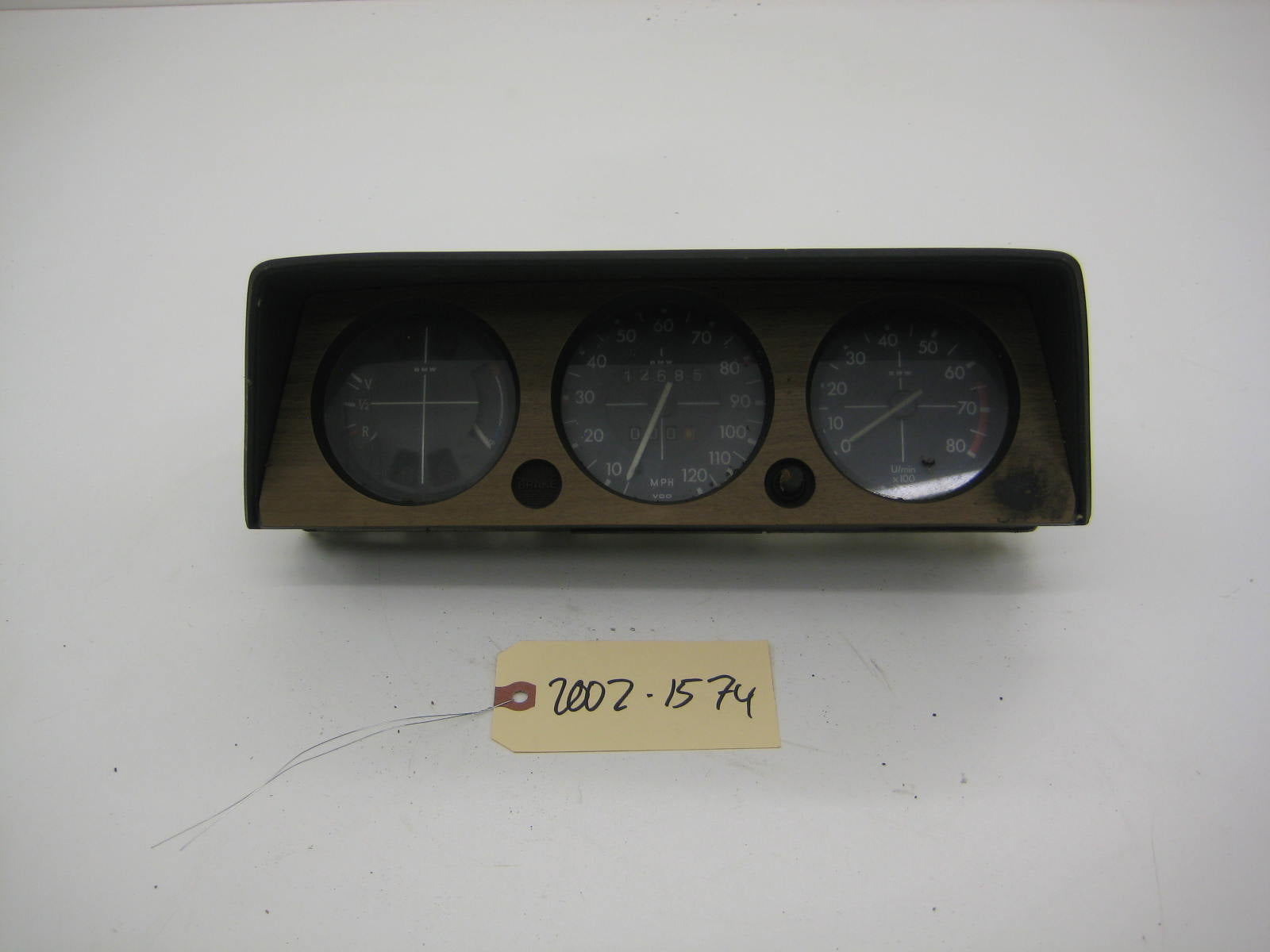 bmw 2002 2002tii e10 woodgrain cluster