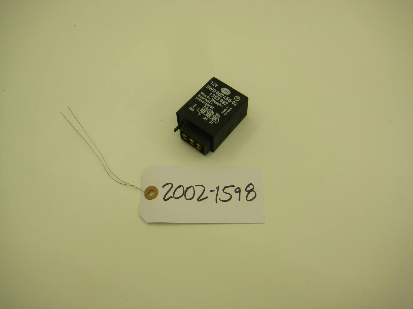 bmw 2002 2002tii e10 window wiper relay 5wg 002450 02