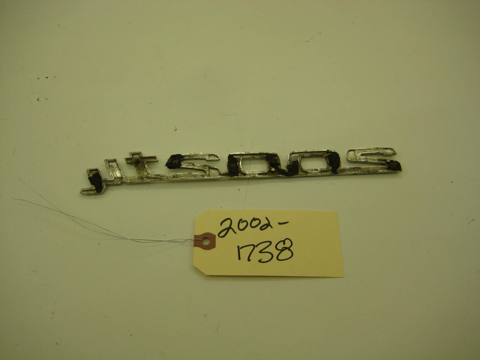 BMW 2002 E10 Tii Trunk Script Emblem