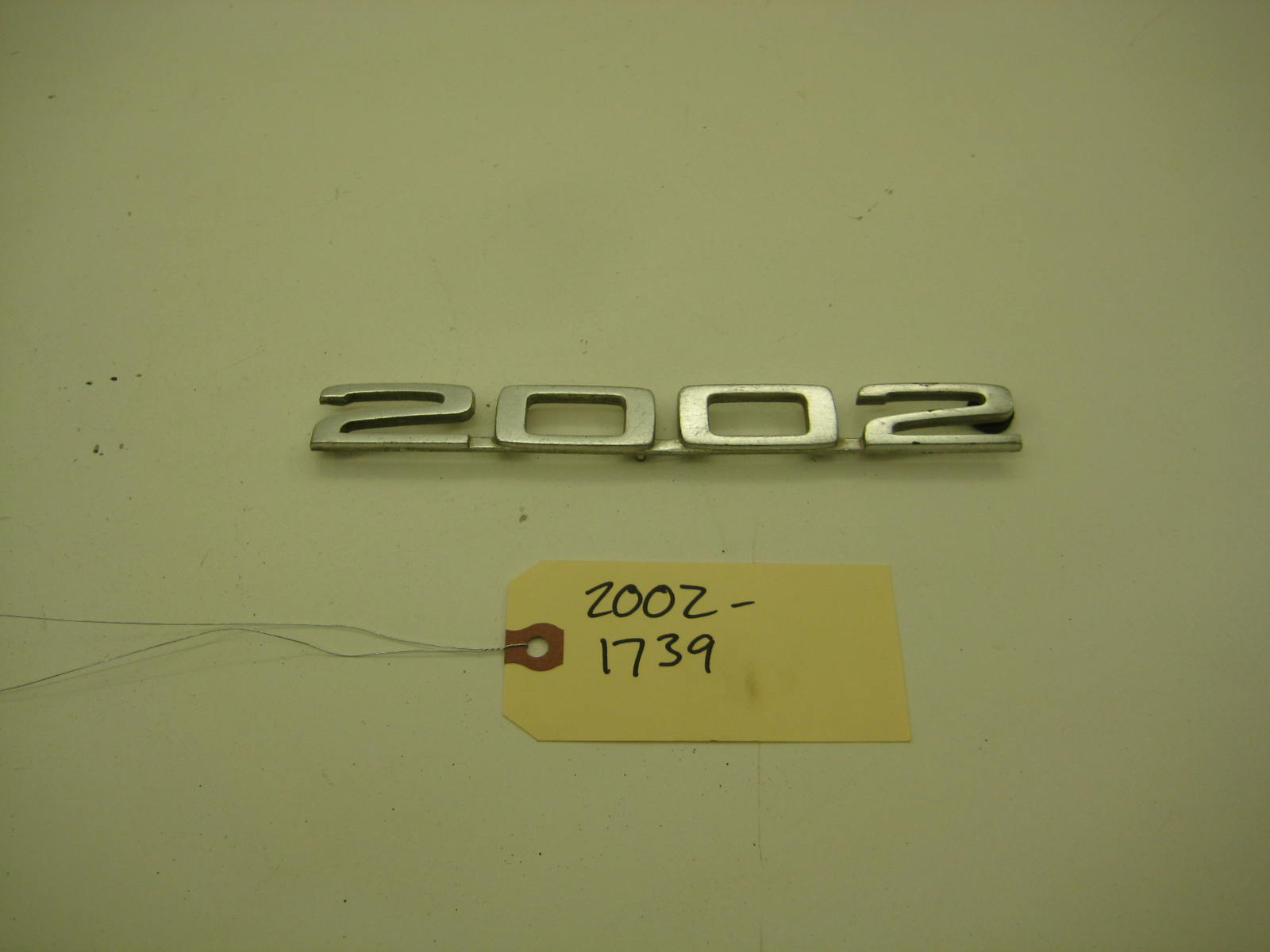 BMW 2002 E10 Trunk Script Emblem