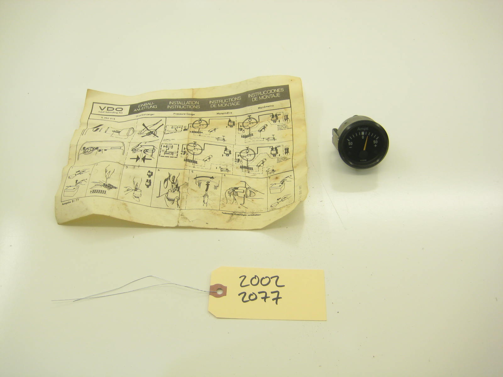 VDO Amp Gauge - Classic Daily