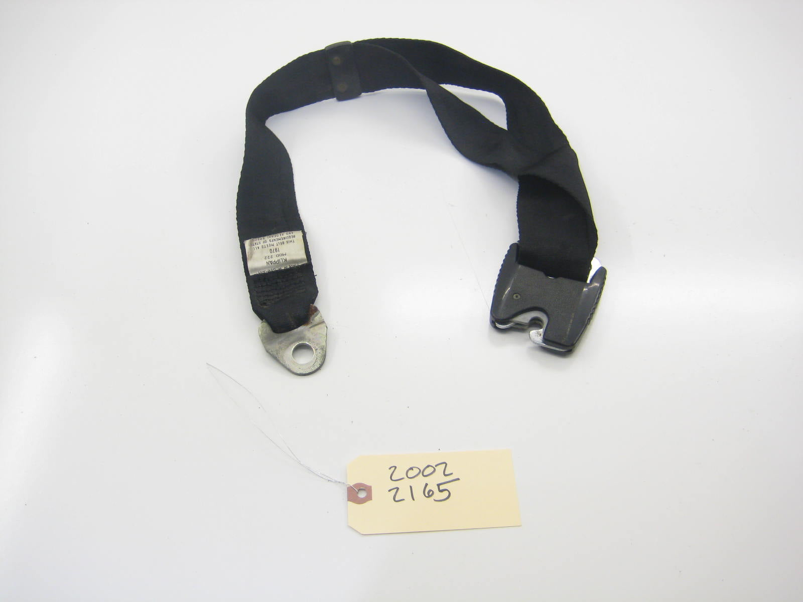 Early Rear Seat Belt