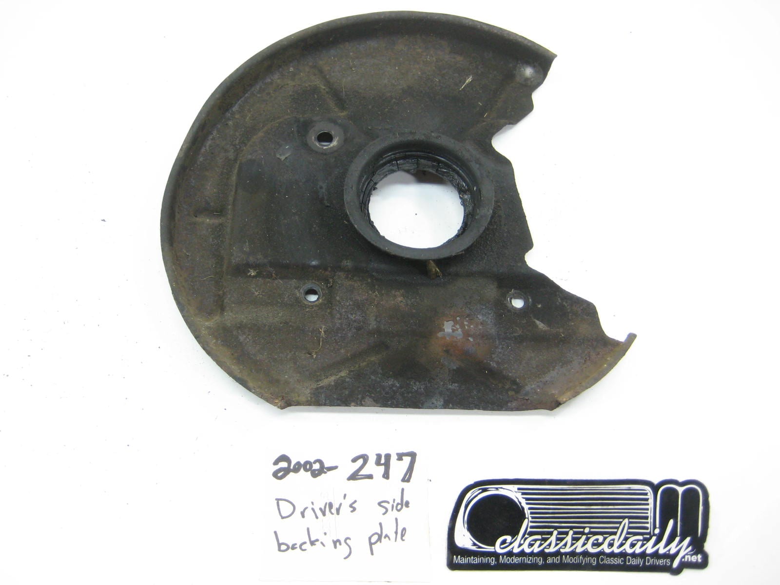 bmw 2002 2002tii e10 drivers side backing plate