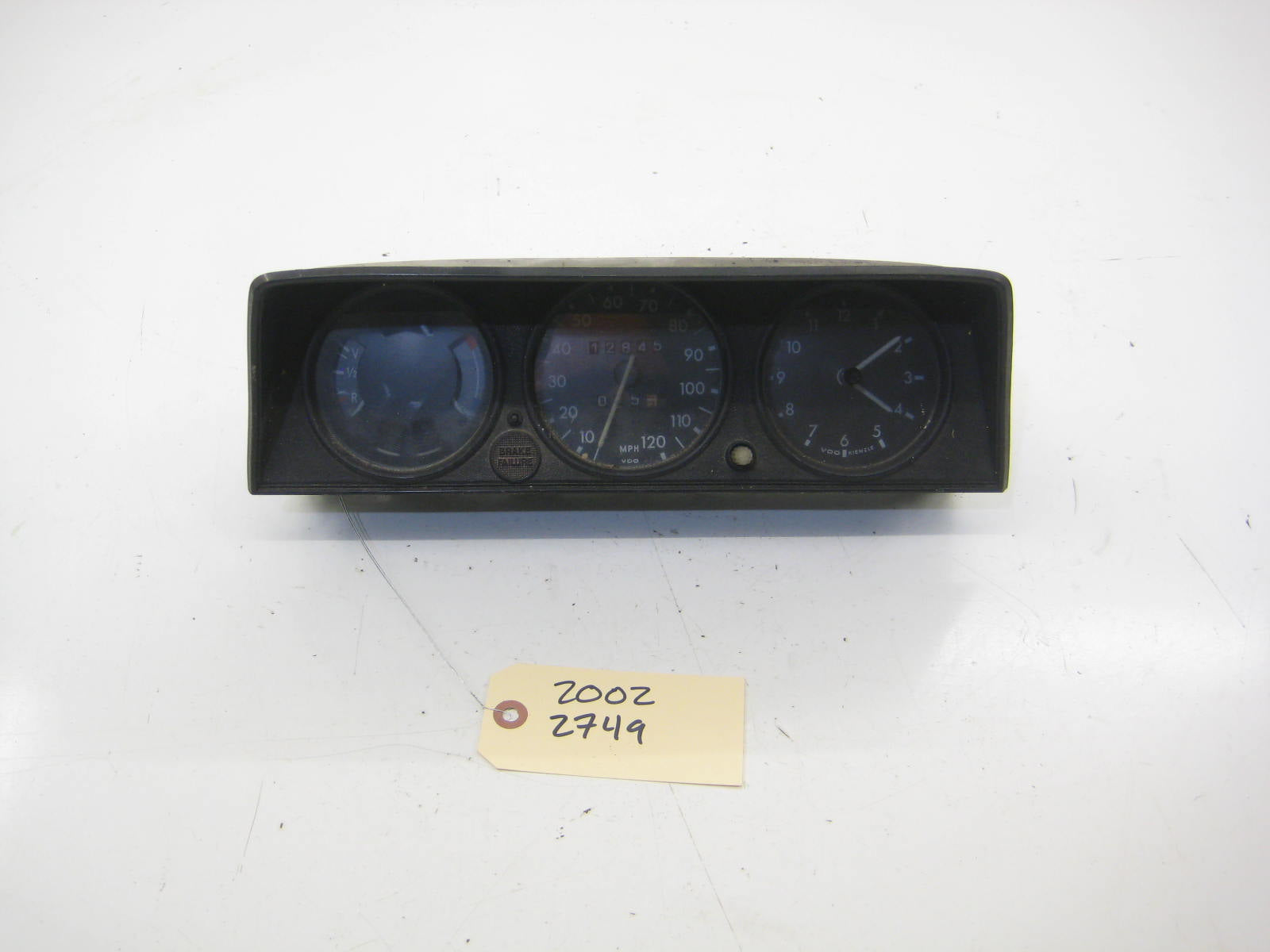 Gauge Instrument Cluster (Clock, No Tach)