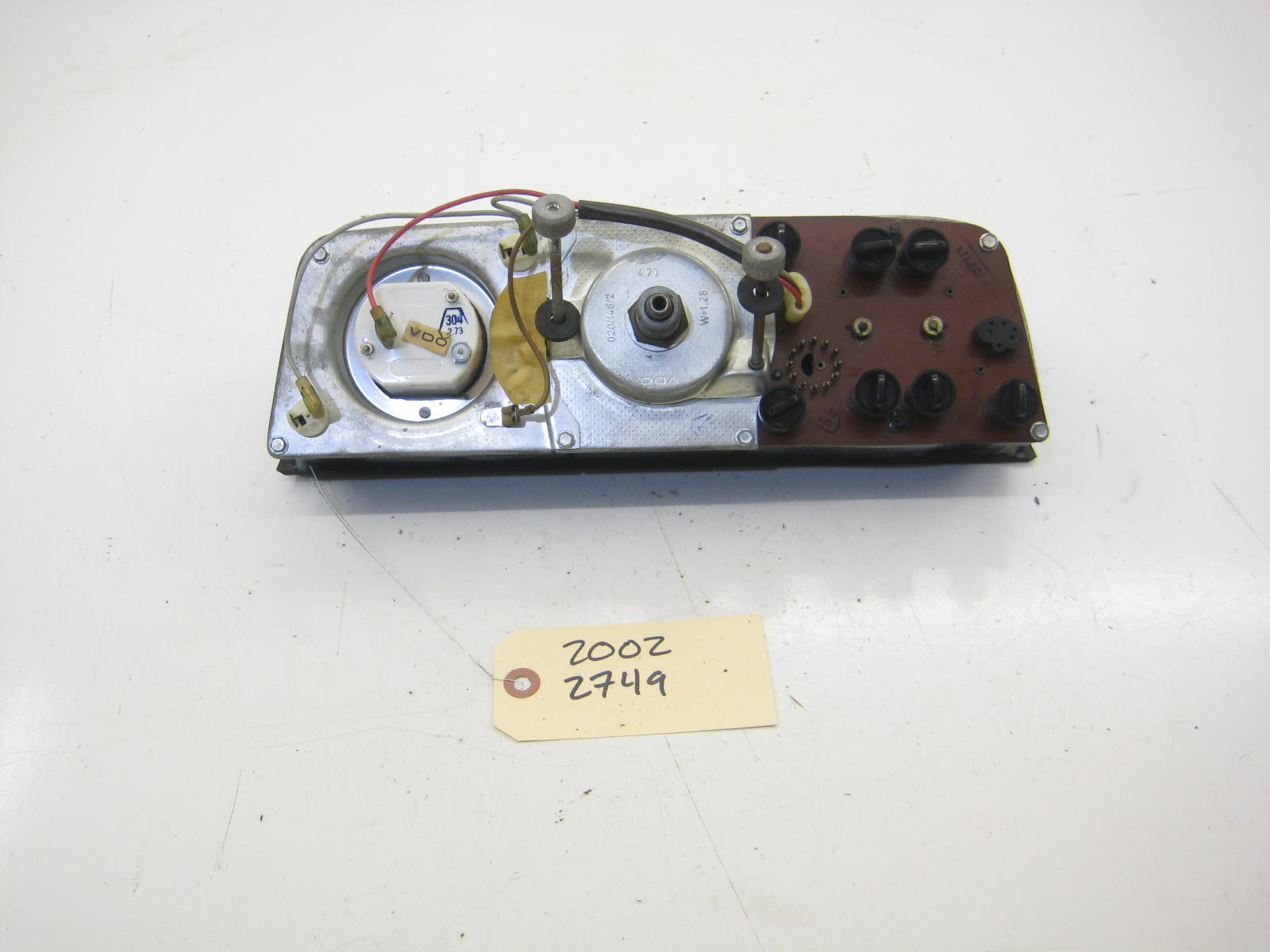 Gauge Instrument Cluster (Clock, No Tach)