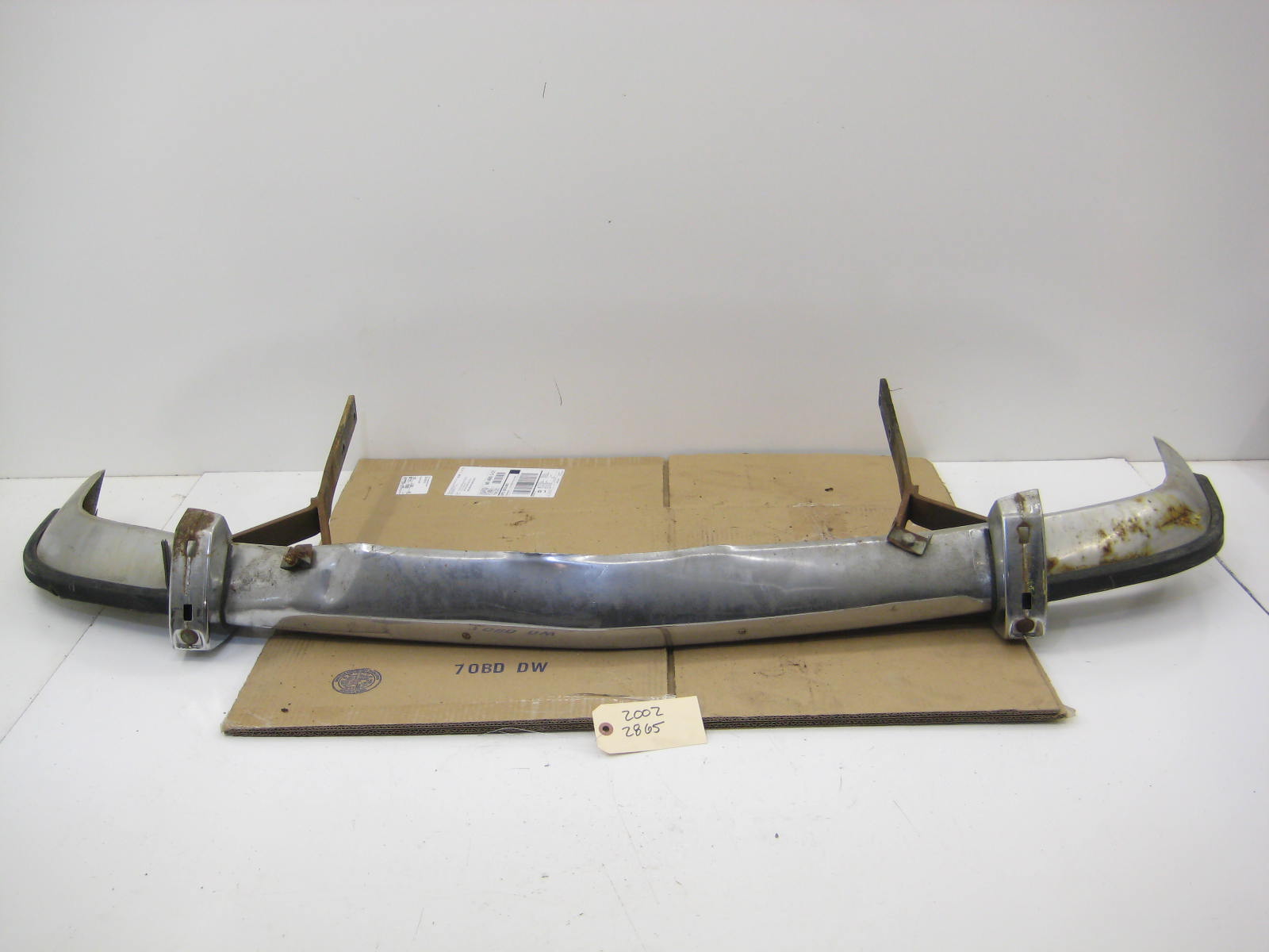 Front Metal Bumper And Brackets