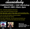 March 18th Fabrication / CAD Workshop
