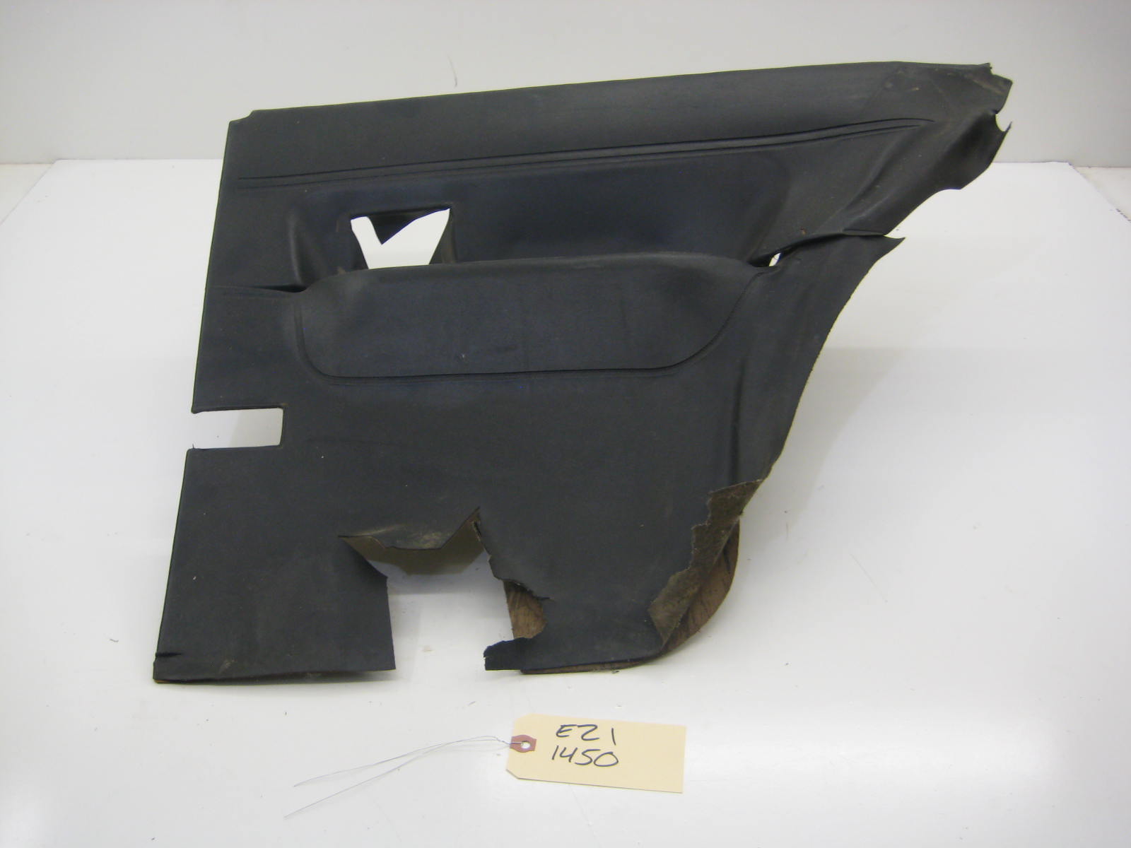 Right Passenger Side Rear Door Card - Black Vinyl