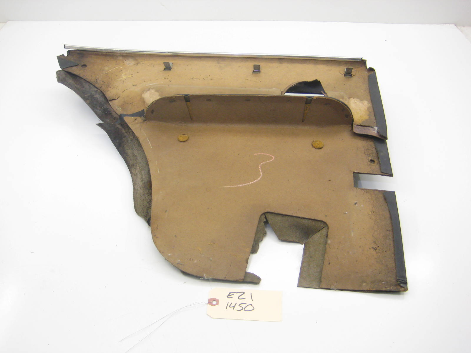 Right Passenger Side Rear Door Card - Black Vinyl