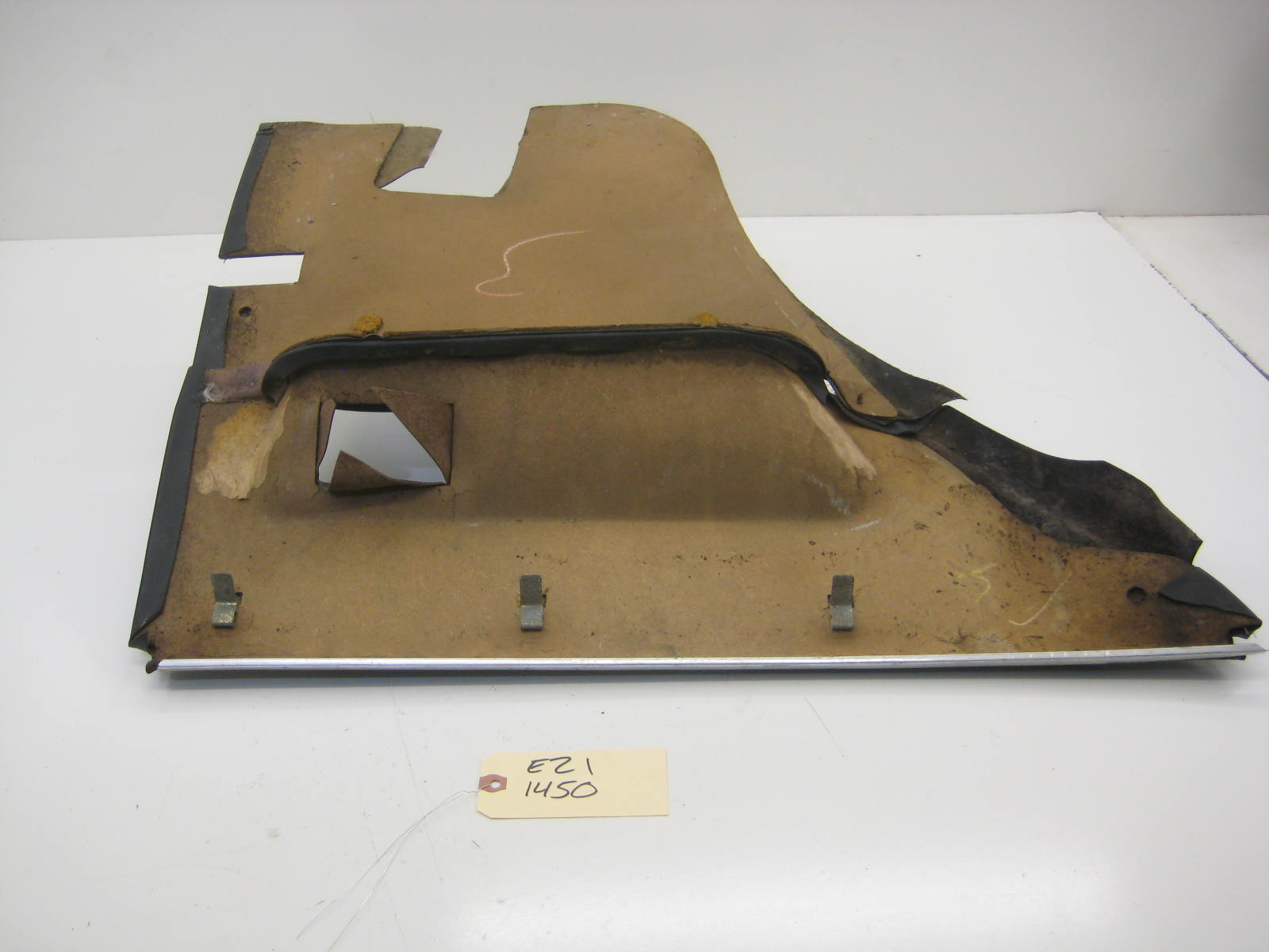 Right Passenger Side Rear Door Card - Black Vinyl