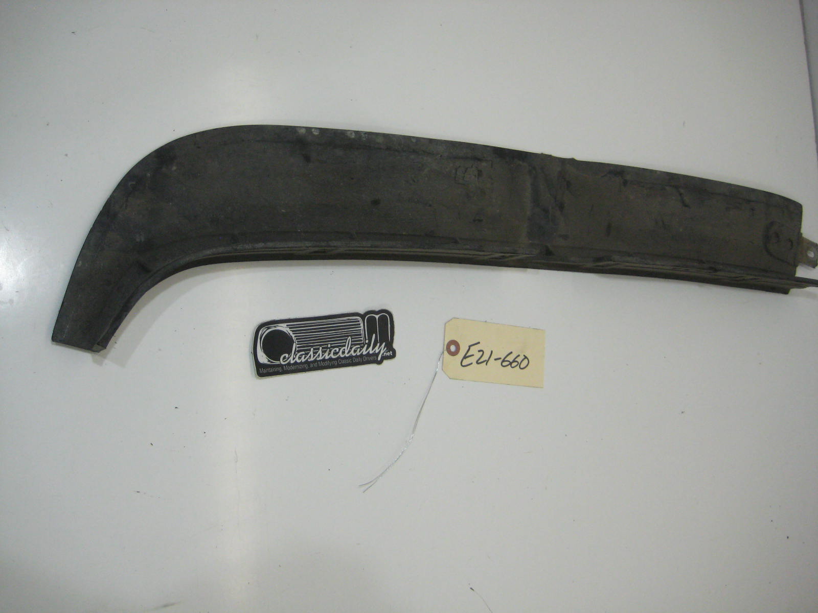 bmw e21 320 passenger front upper bumper trim cover