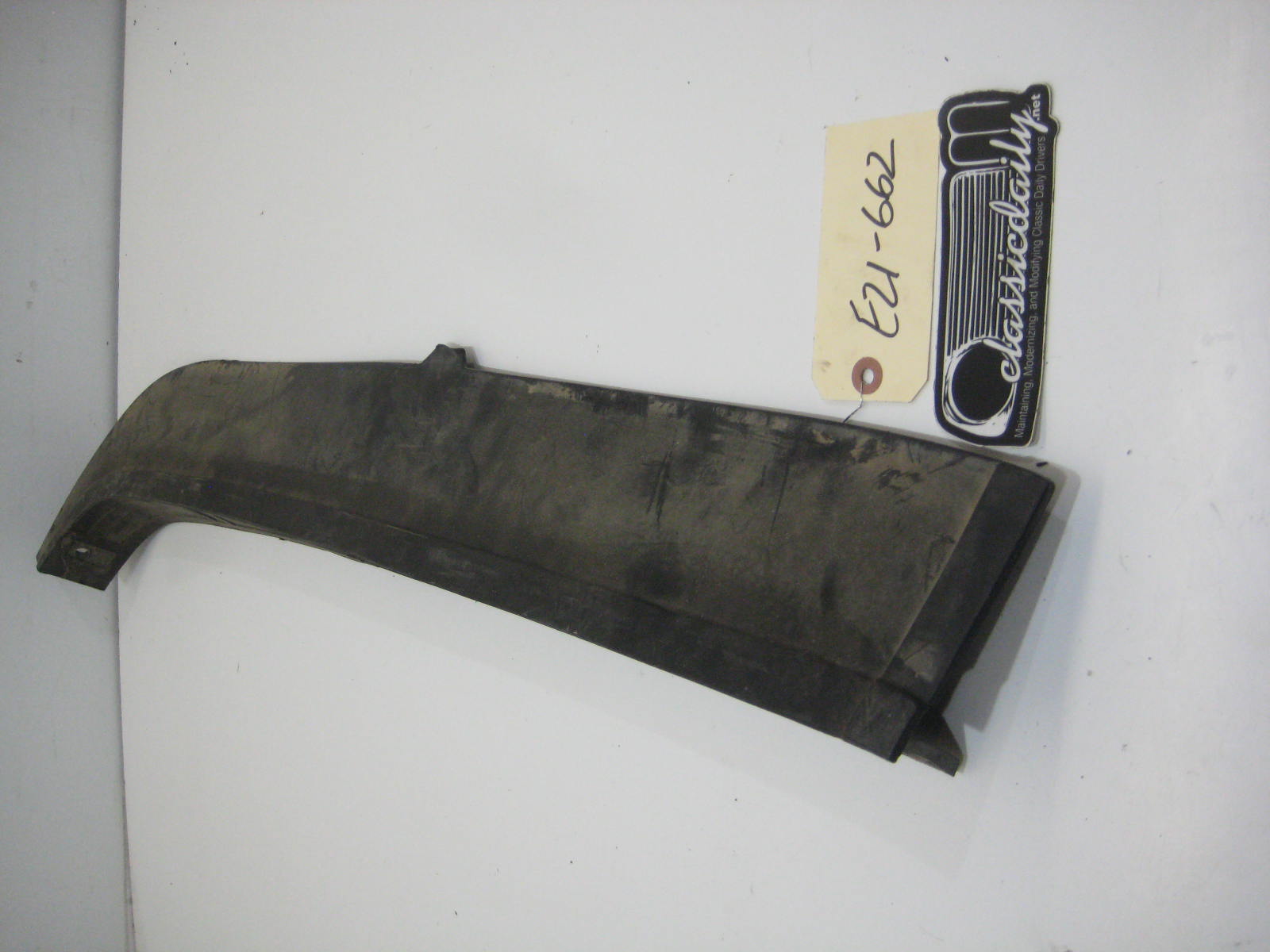 bmw e21 320 drivers front upper bumper trim cover