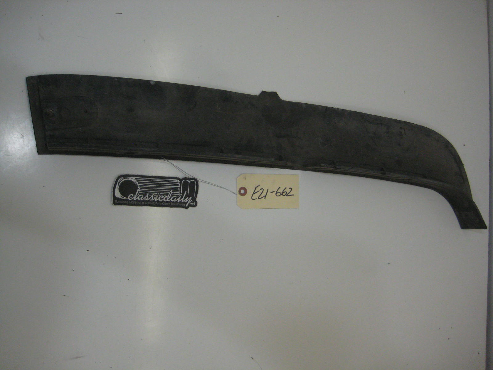 bmw e21 320 drivers front upper bumper trim cover