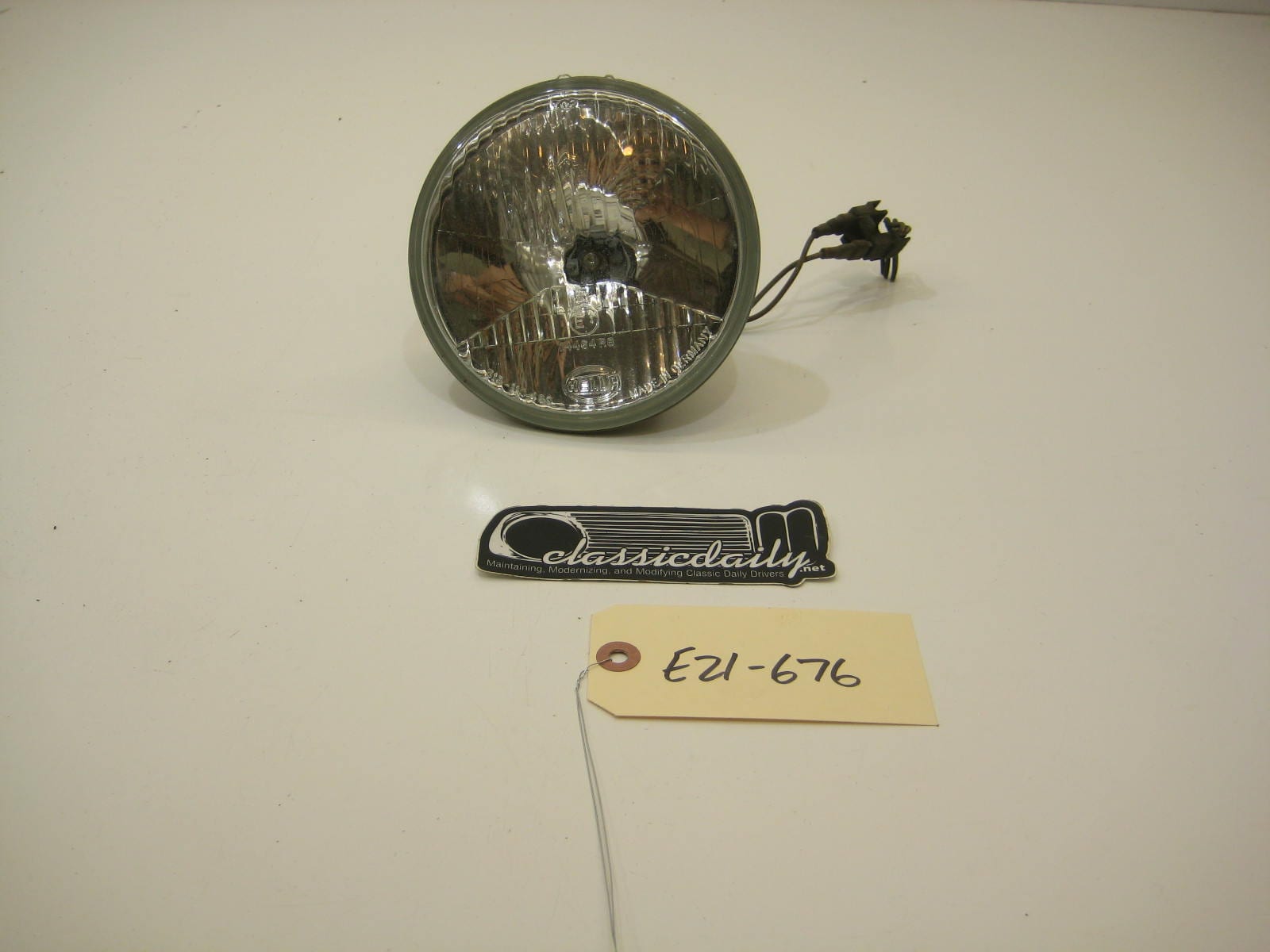 bmw e21 320 hella 5 inch halogen high beam w pigtail 3
