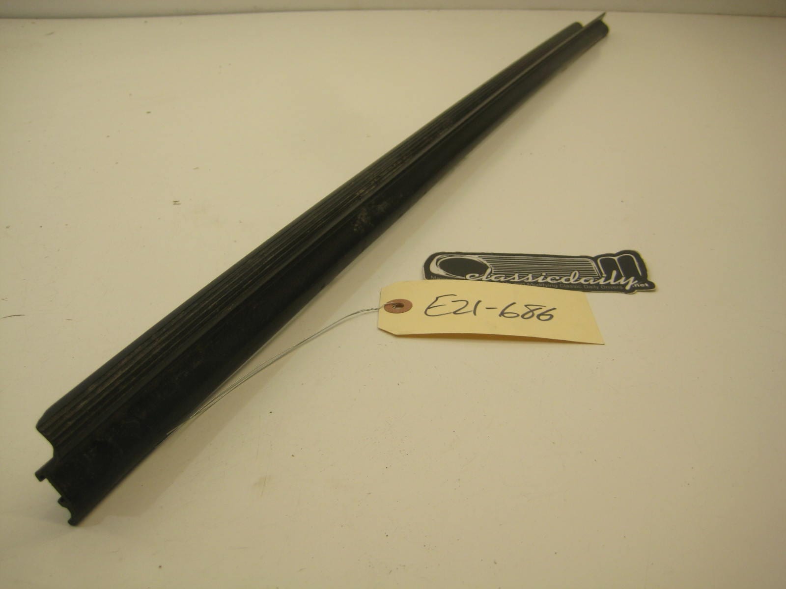 bmw e21 320 passenger right door carpet sill trim 2