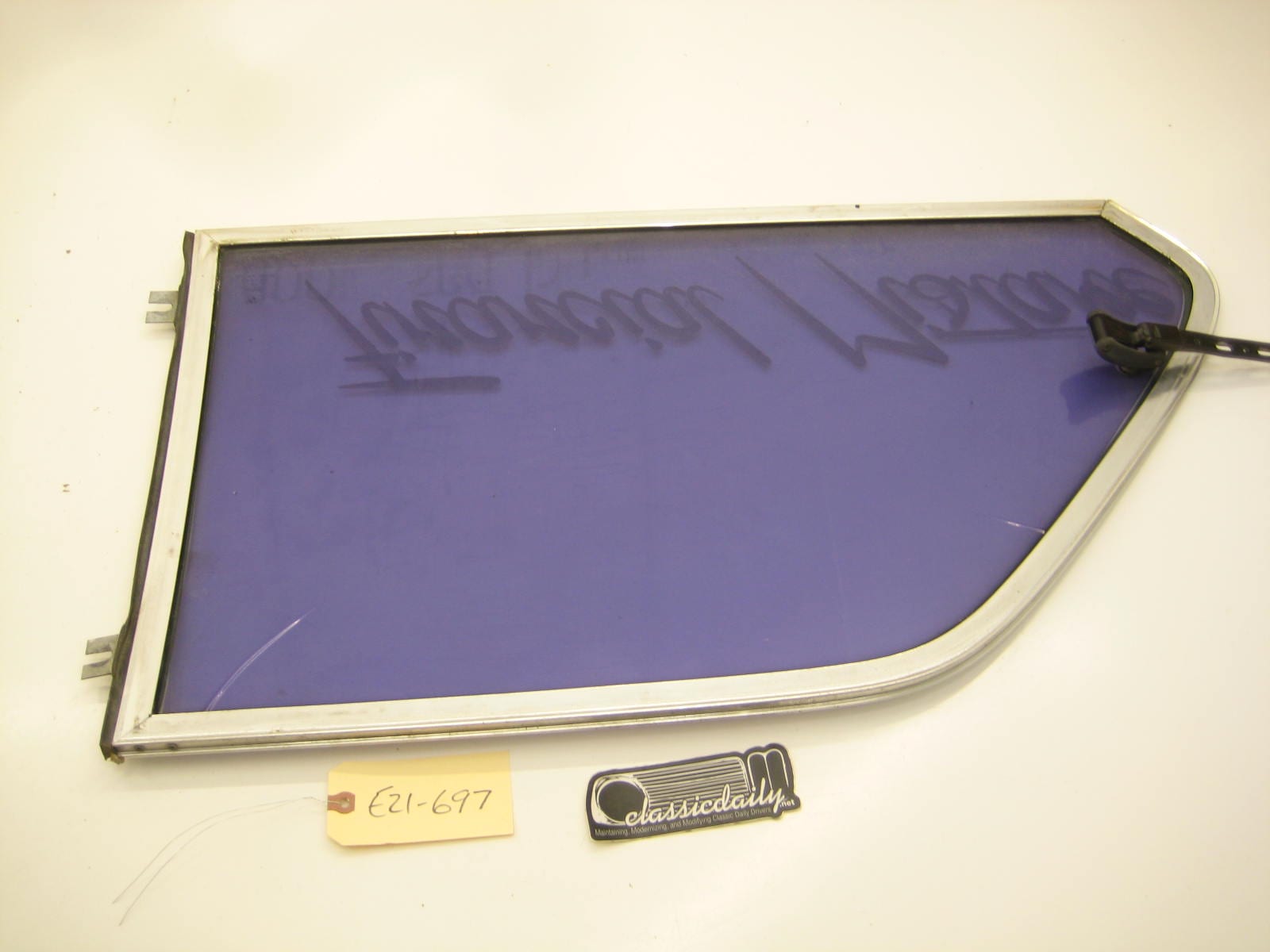 bmw e21 320 driver left rear pop out vent window
