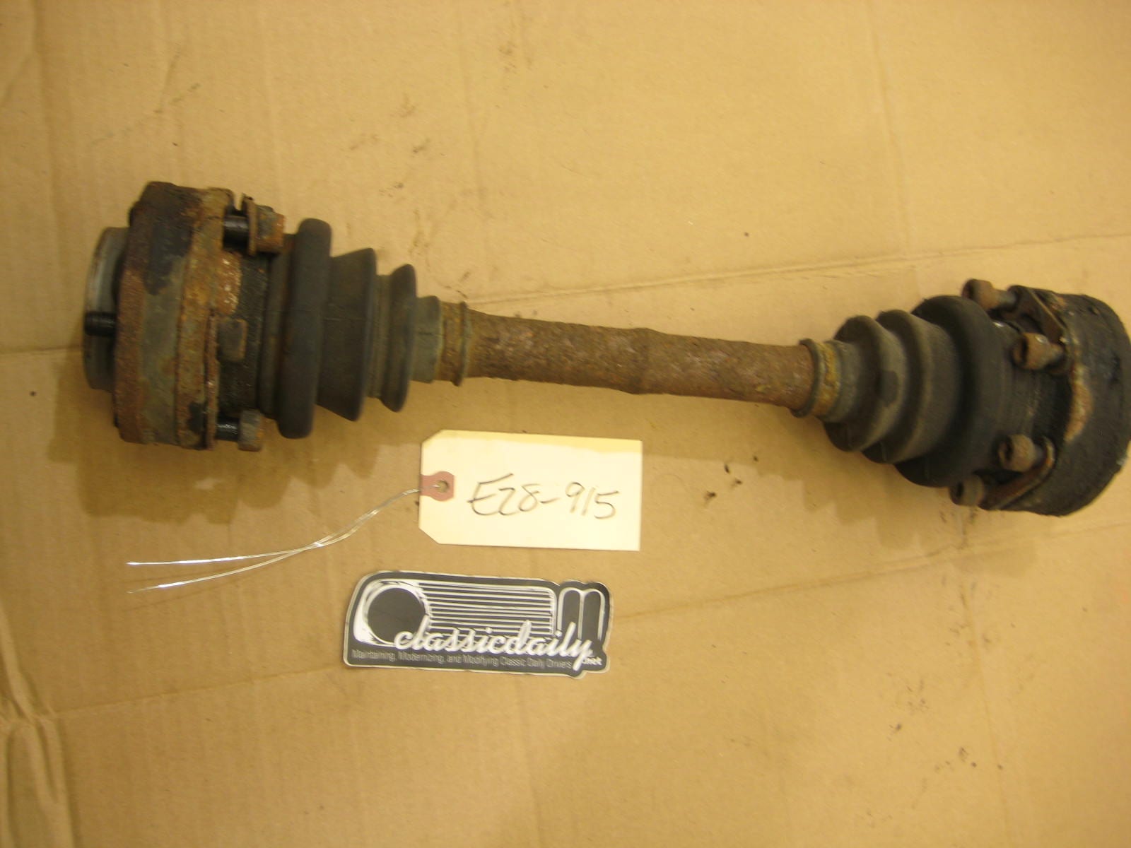 bmw e28 535 535is 528e cv axle