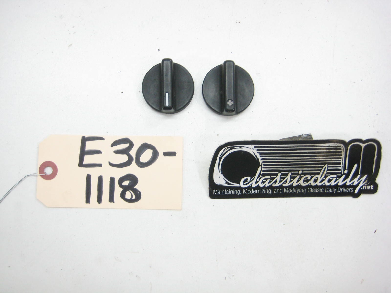bmw e30 325 318 hvac temp and fan knob